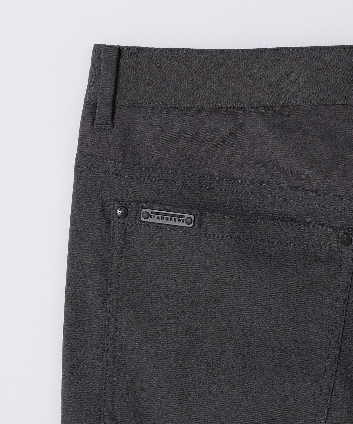 ダイヤジャガードレギュラーストレッチ 5ポケットパンツ (MENS)