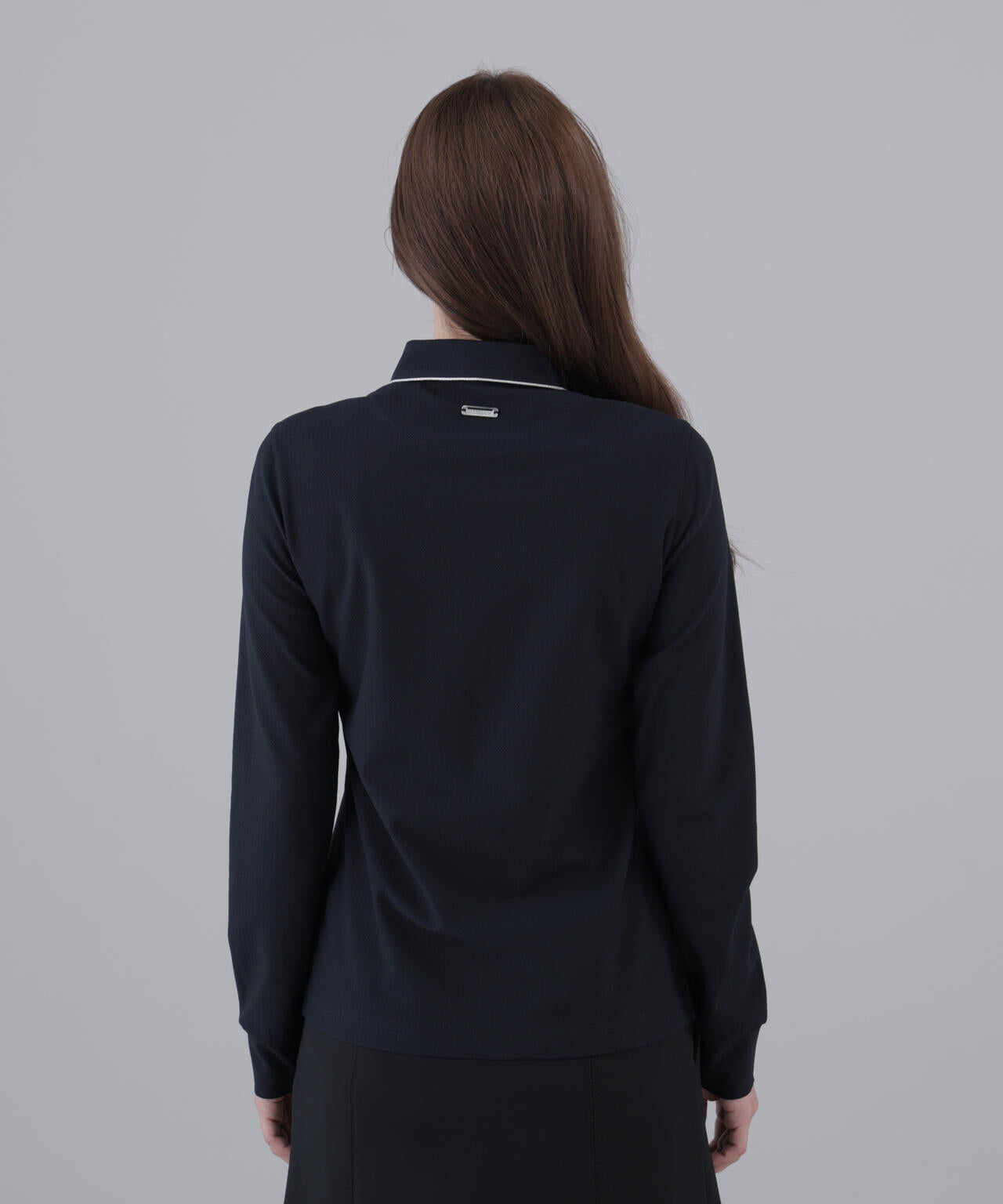 【吸水速乾】【UVカット】SPX裏使いジャガード長袖シャツ (WOMENS)