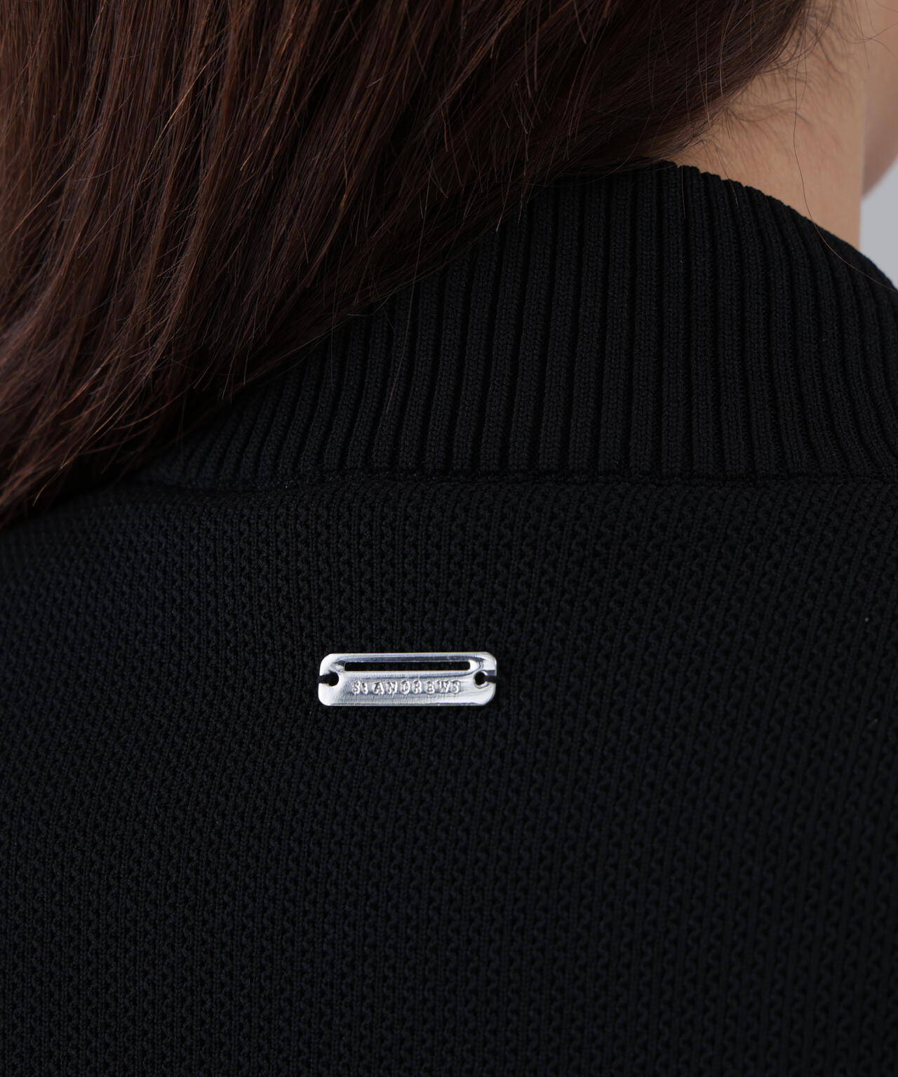 【防風】タフタ×ニットジップアップベスト (WOMENS)