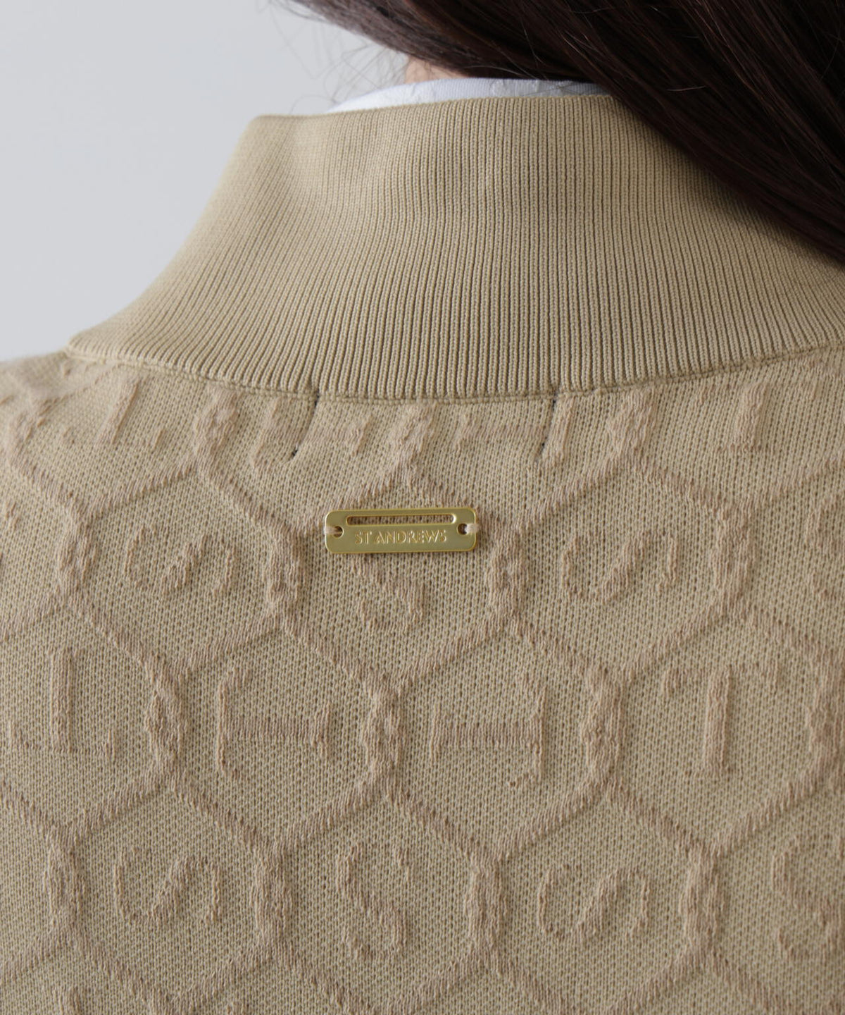 14GSTケーブルジャガードニットブルゾン (WOMENS)