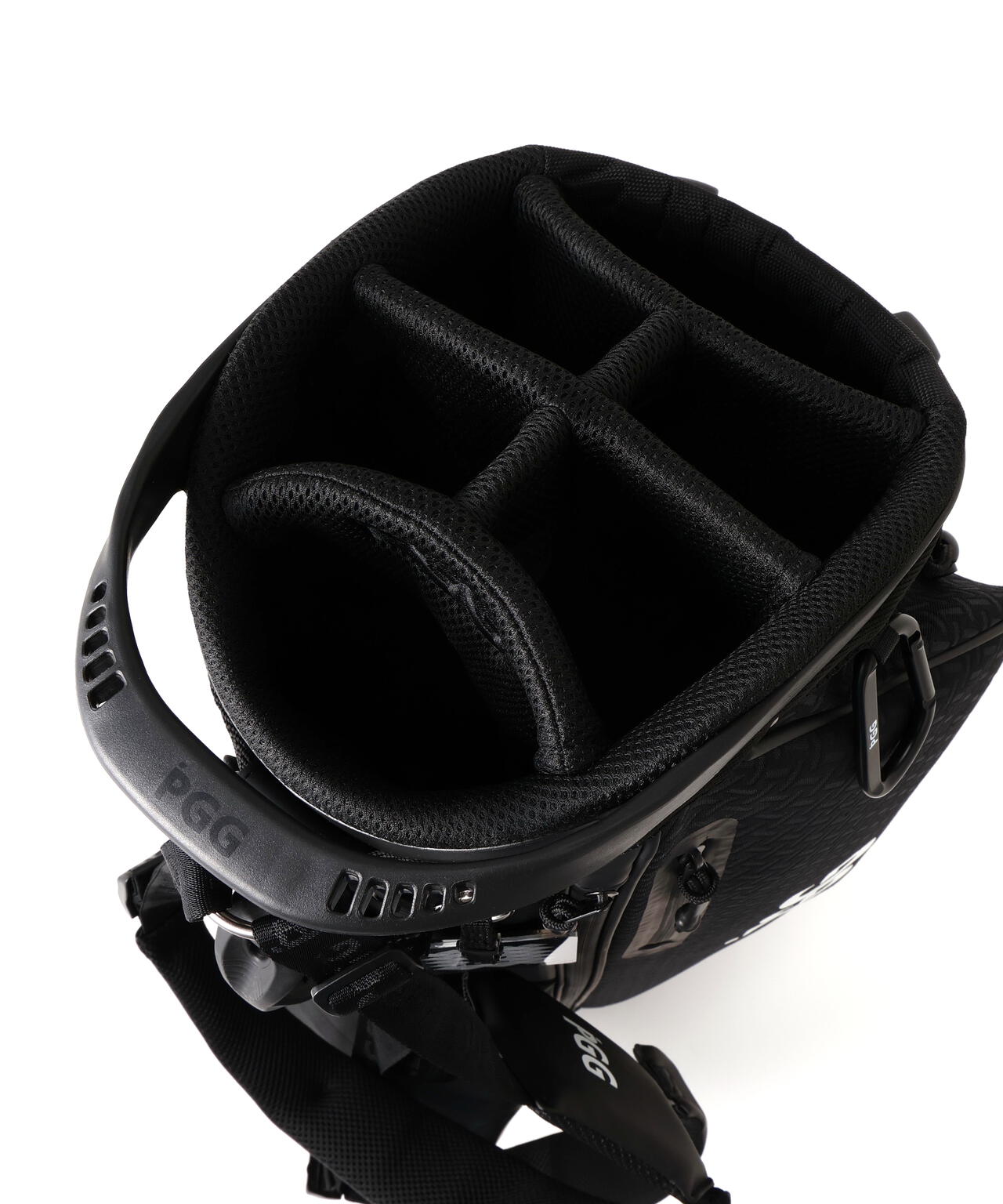 【PGG】【直営店舗&公式オンライン限定】Wovenロゴスタンド式キャディバッグ (46インチ対応) (UNISEX)