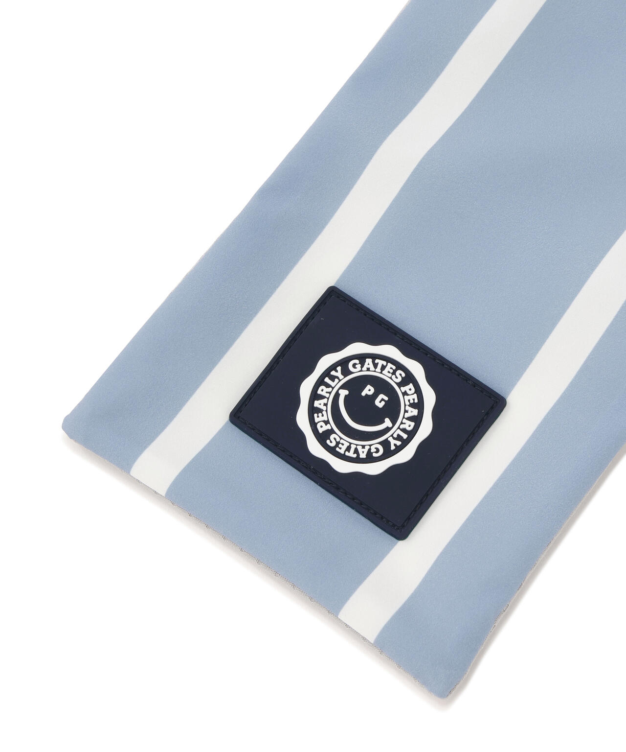 ロゴライン柄ポケット付きネッククーラー (UNISEX)