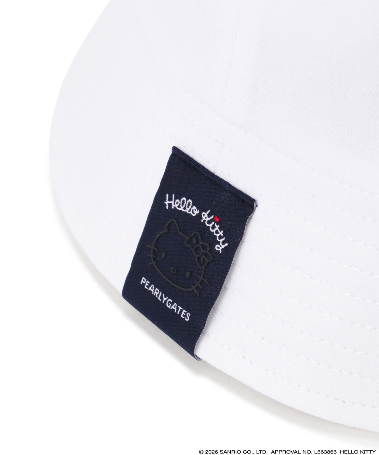【Hello Kitty×PEARLY GATES】ツイルハット (UNISEX)
