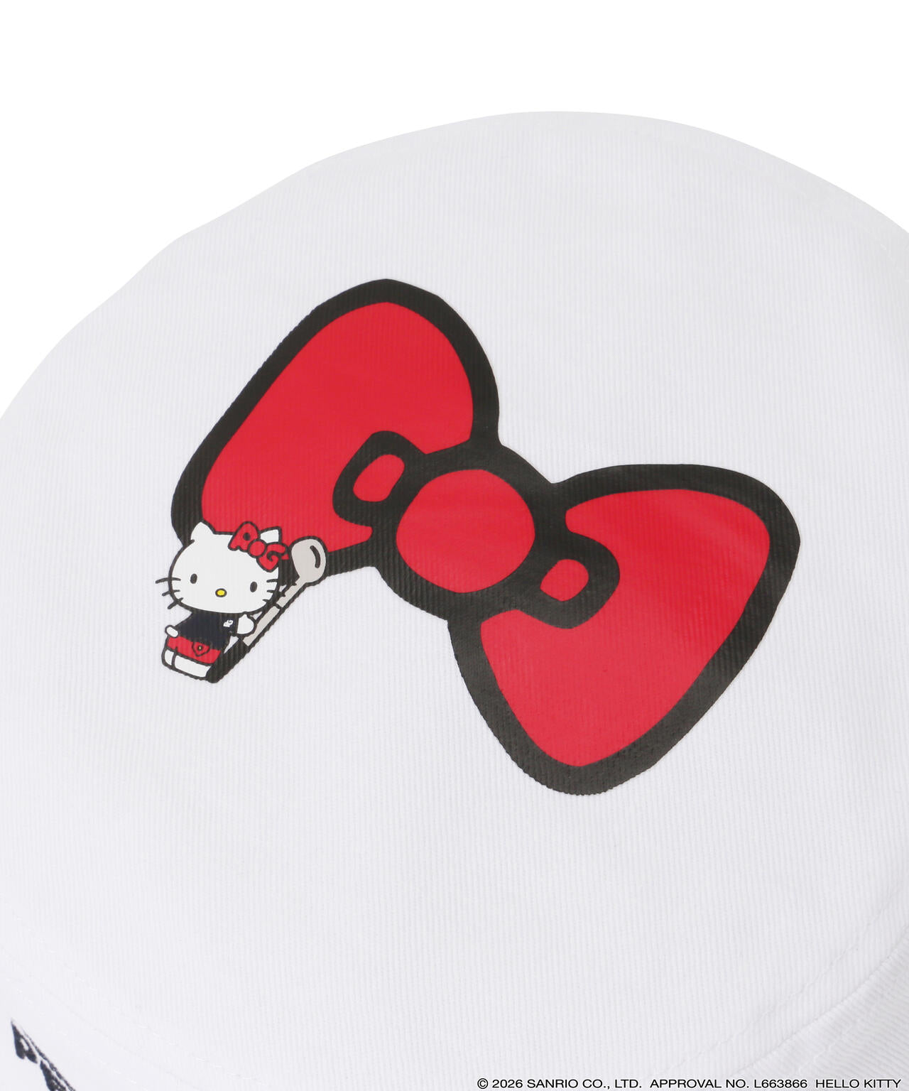 【Hello Kitty×PEARLY GATES】ツイルハット (UNISEX)