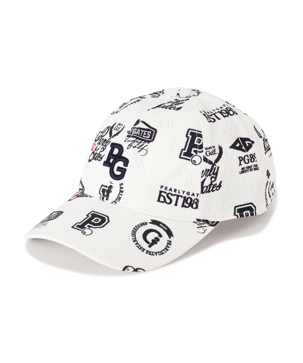 カレッジロゴ柄サッカーキャップ (UNISEX)