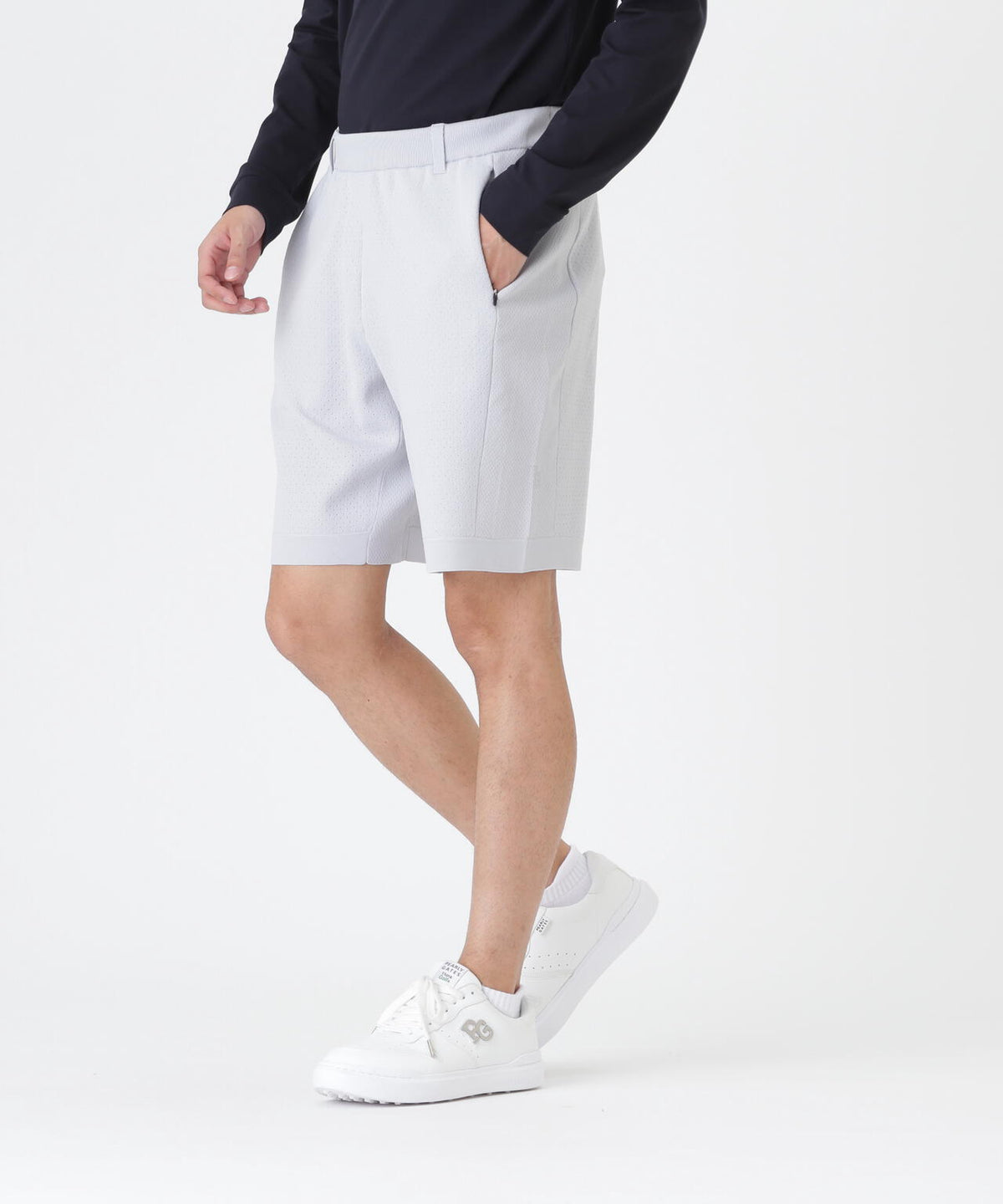 16GメッシュWJQニットショートパンツ (MENS)