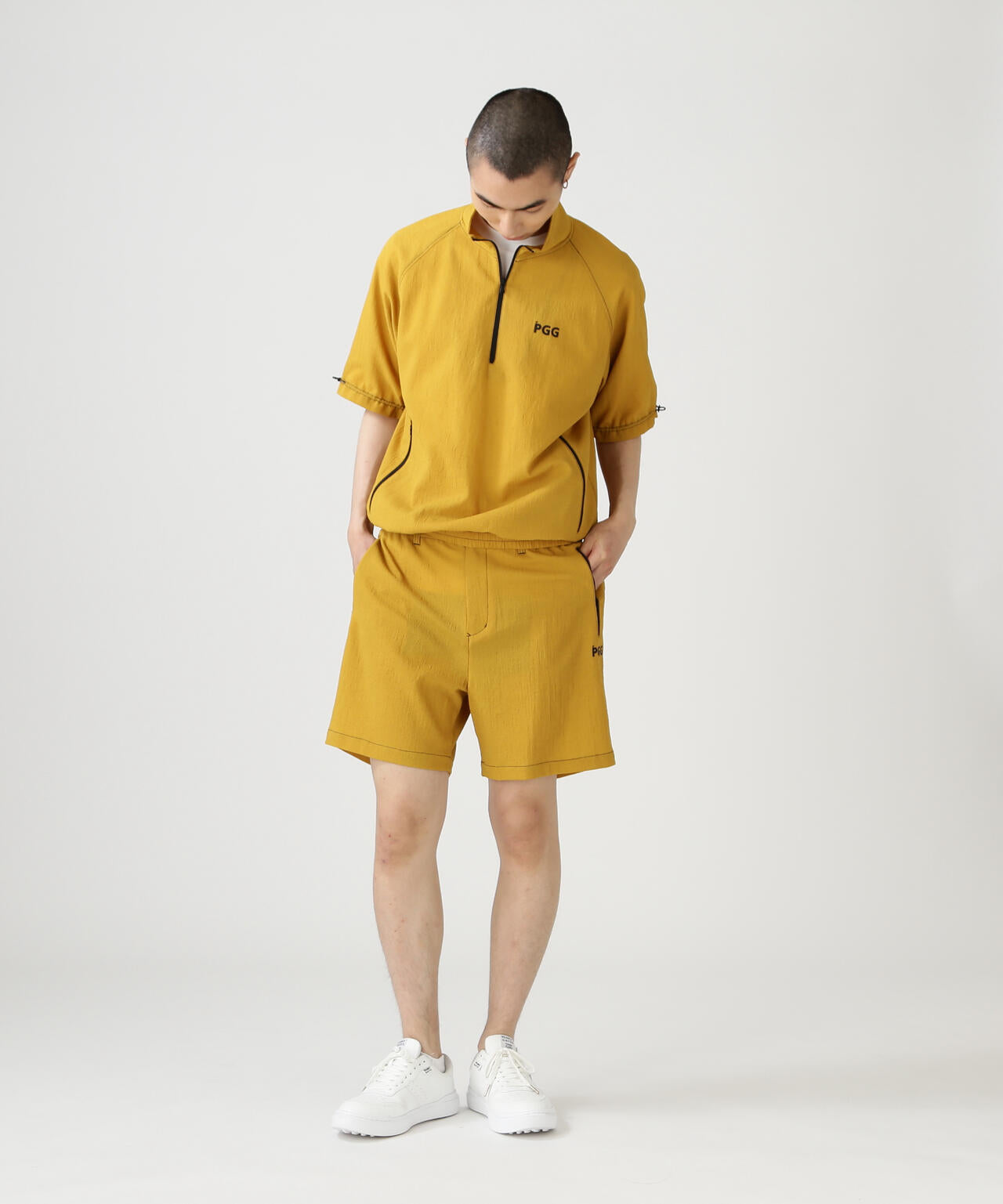 【PGG】【直営店舗&公式オンライン限定】シエスタタフタショートパンツ (MENS)