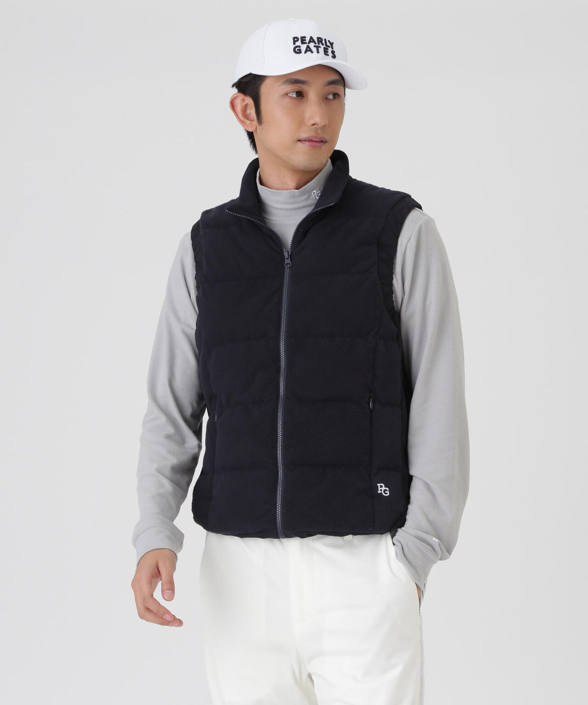 カルイシ×Nyタスランストレッチフルジップベスト (MENS)