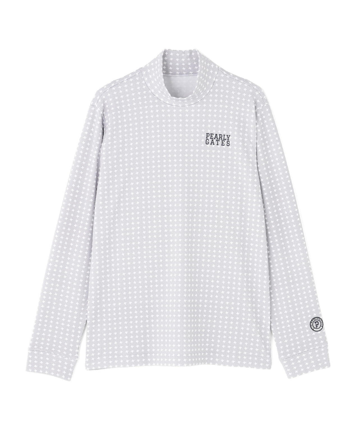 カノコダンボール長袖ハイネックカットソー <手裏剣千鳥柄> (MENS)