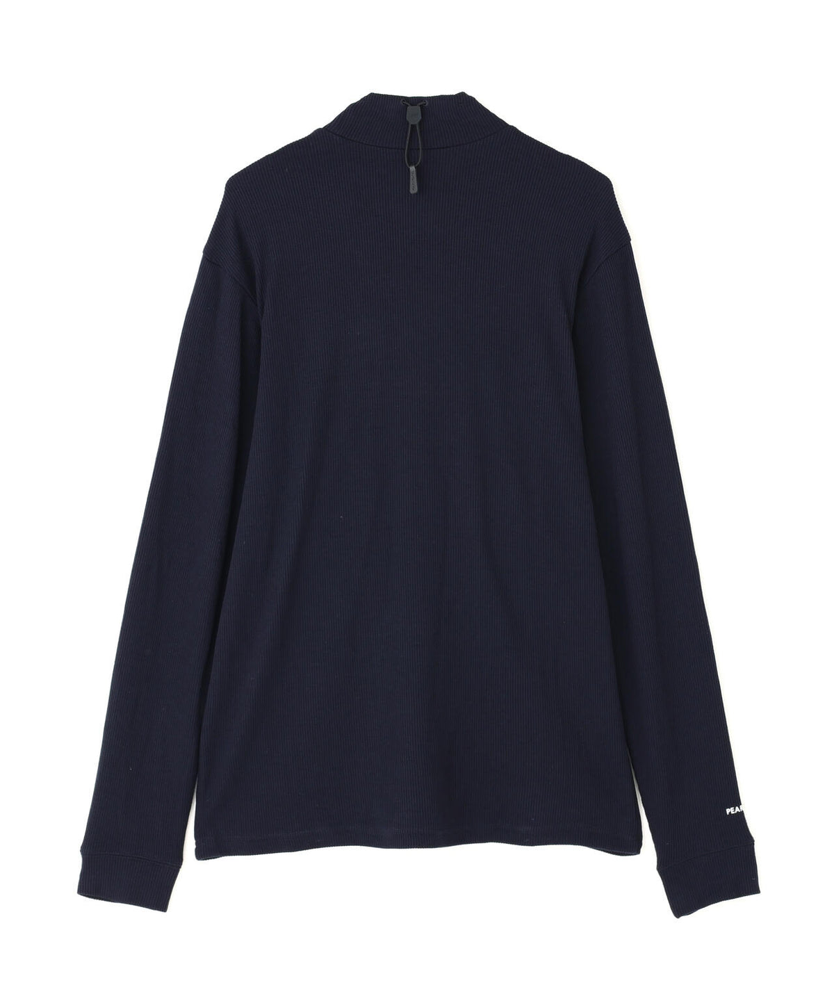 針抜ストレッチピーチ長袖ハイネックカットソー (MENS)