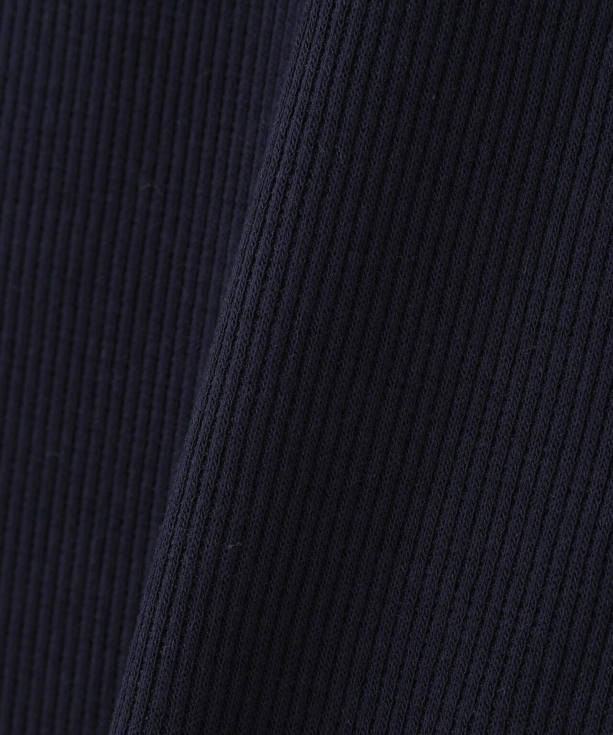 針抜ストレッチピーチ長袖ハイネックカットソー (MENS)