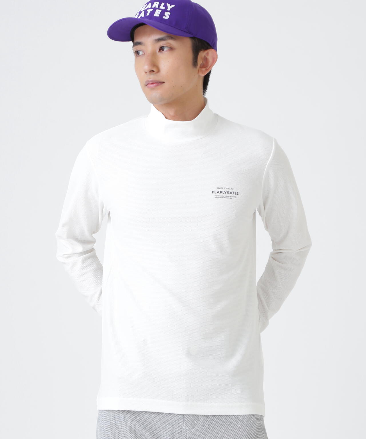 37.5×FTYメッシュ長袖ハイネックカットソー <PG BODY> (MENS)