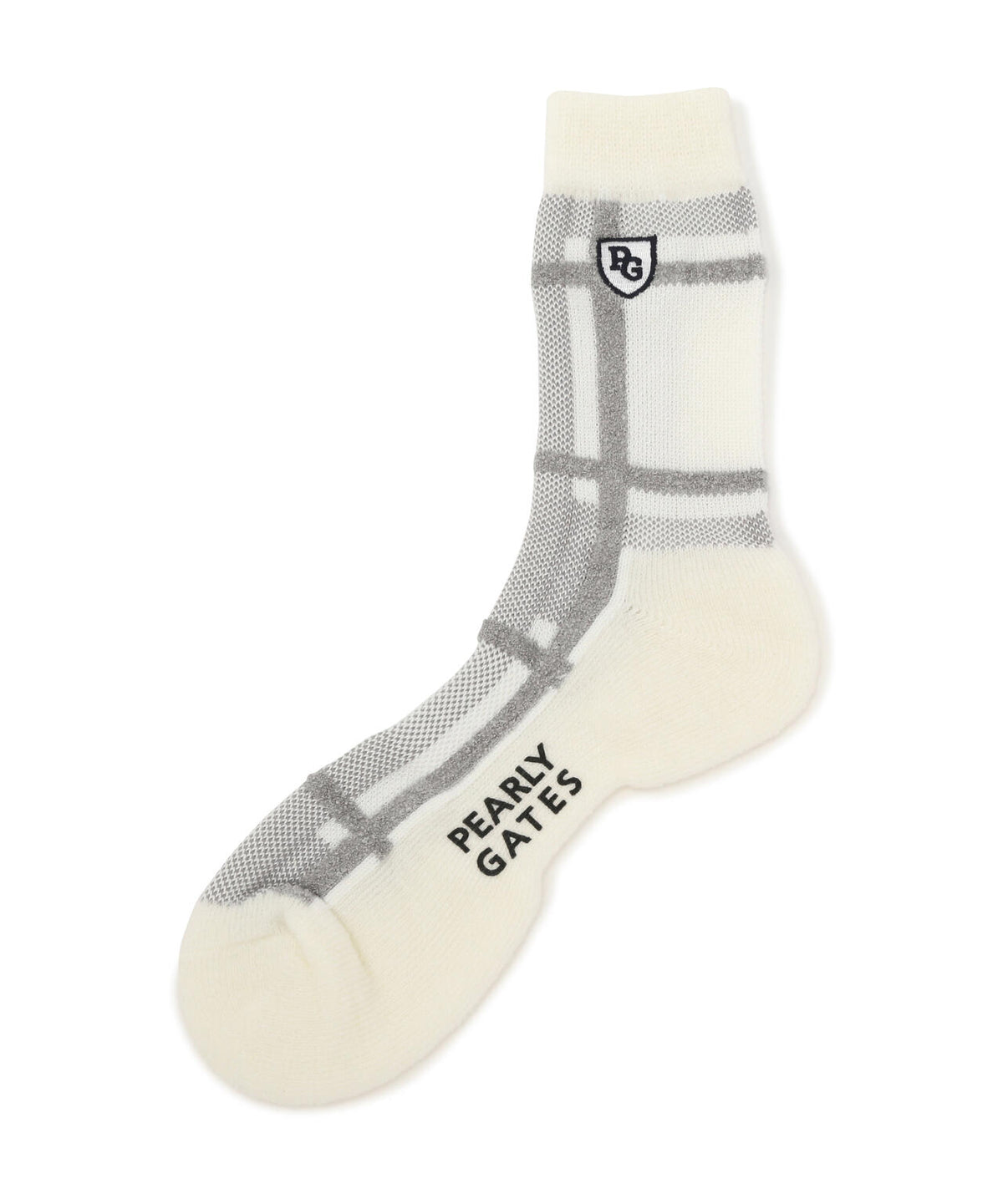 タータンチェック柄ミドルソックス (MENS)