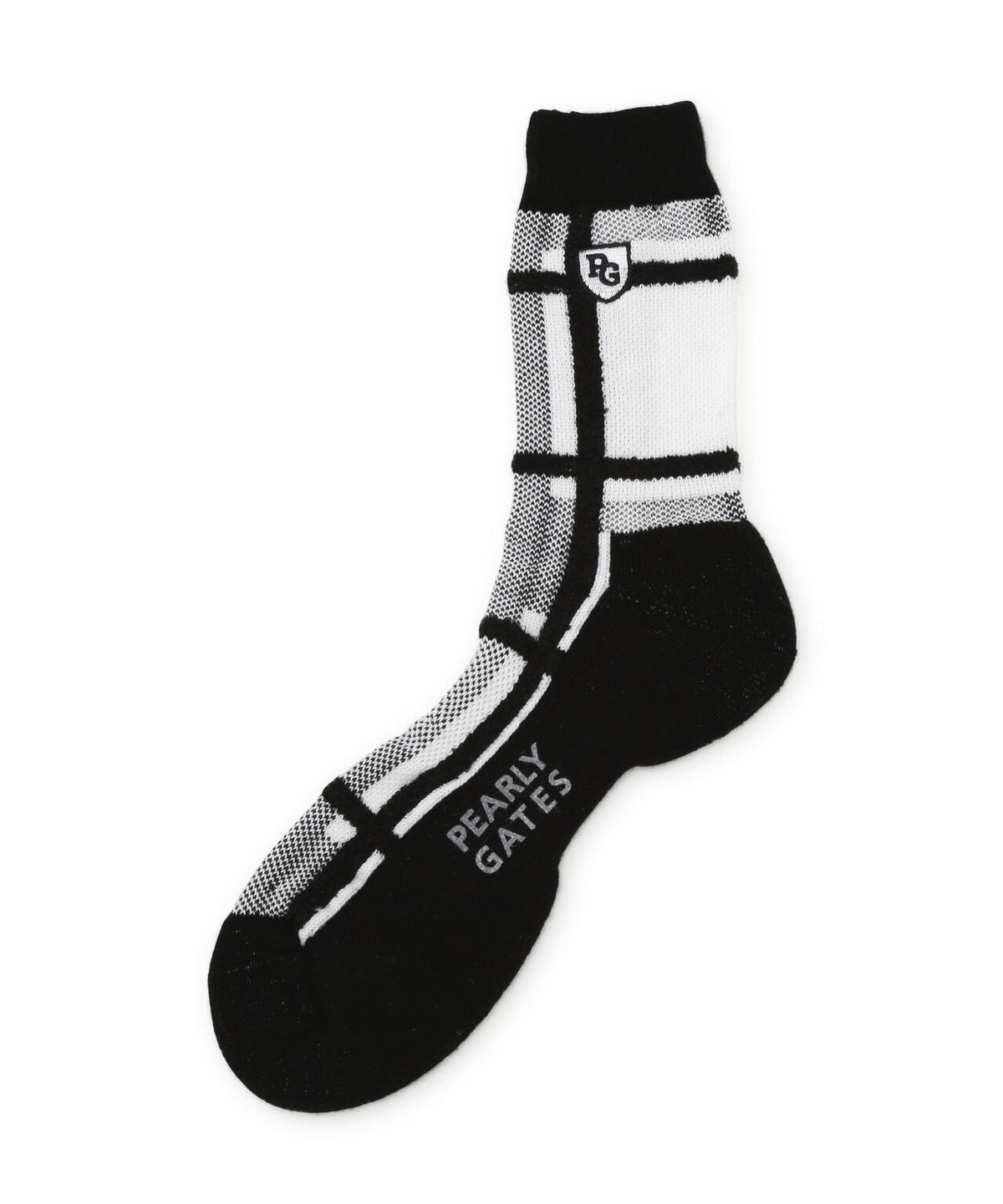 タータンチェック柄ミドルソックス (MENS)