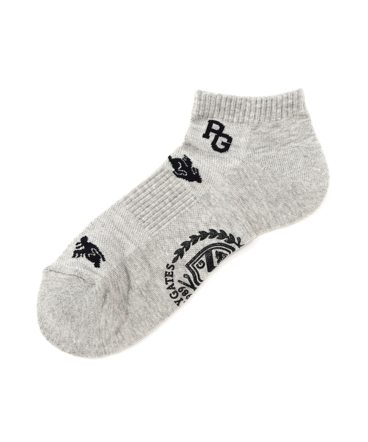 うさぎ総柄アンクルソックス (MENS)