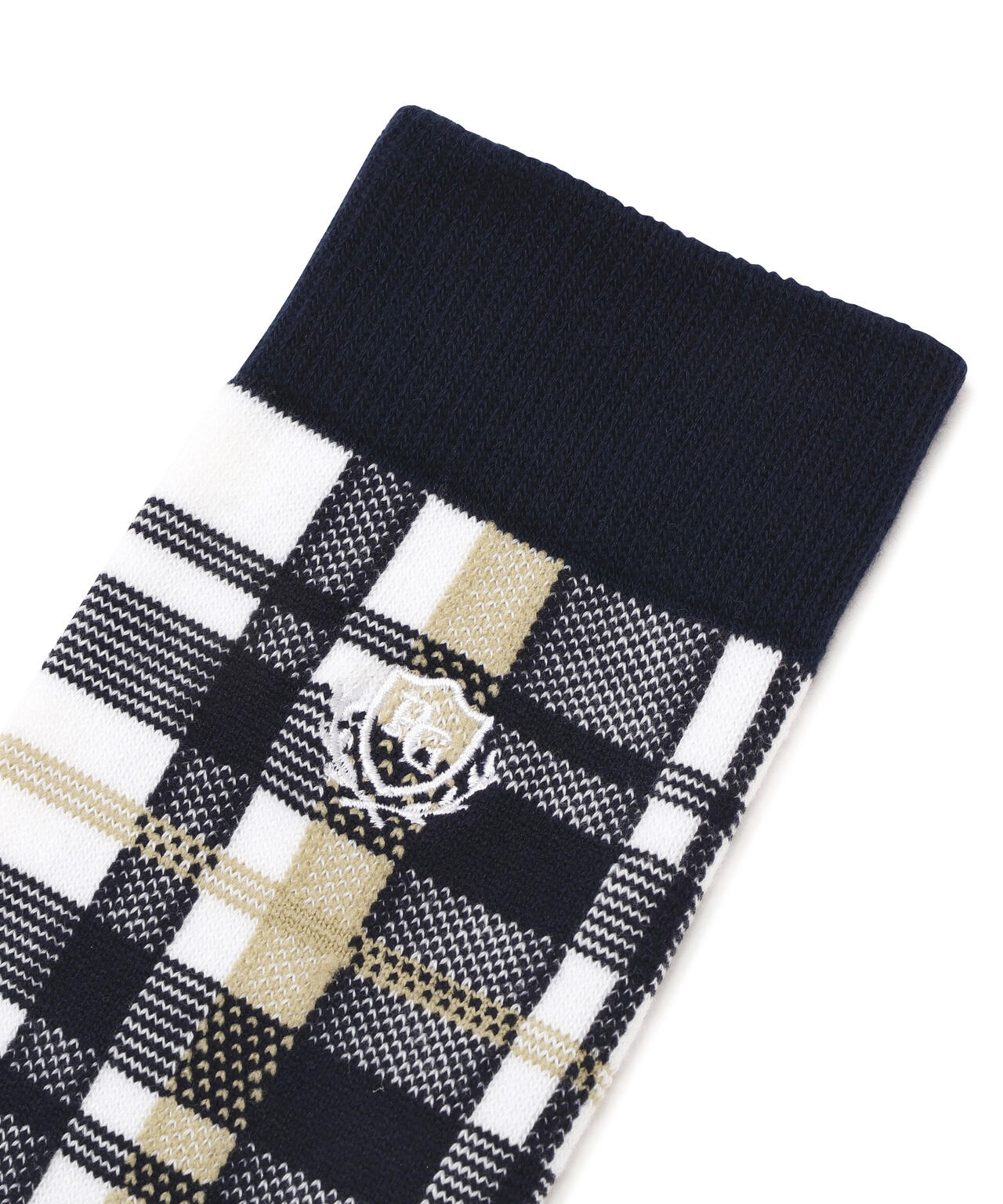 チェック柄ミドルソックス (MENS)