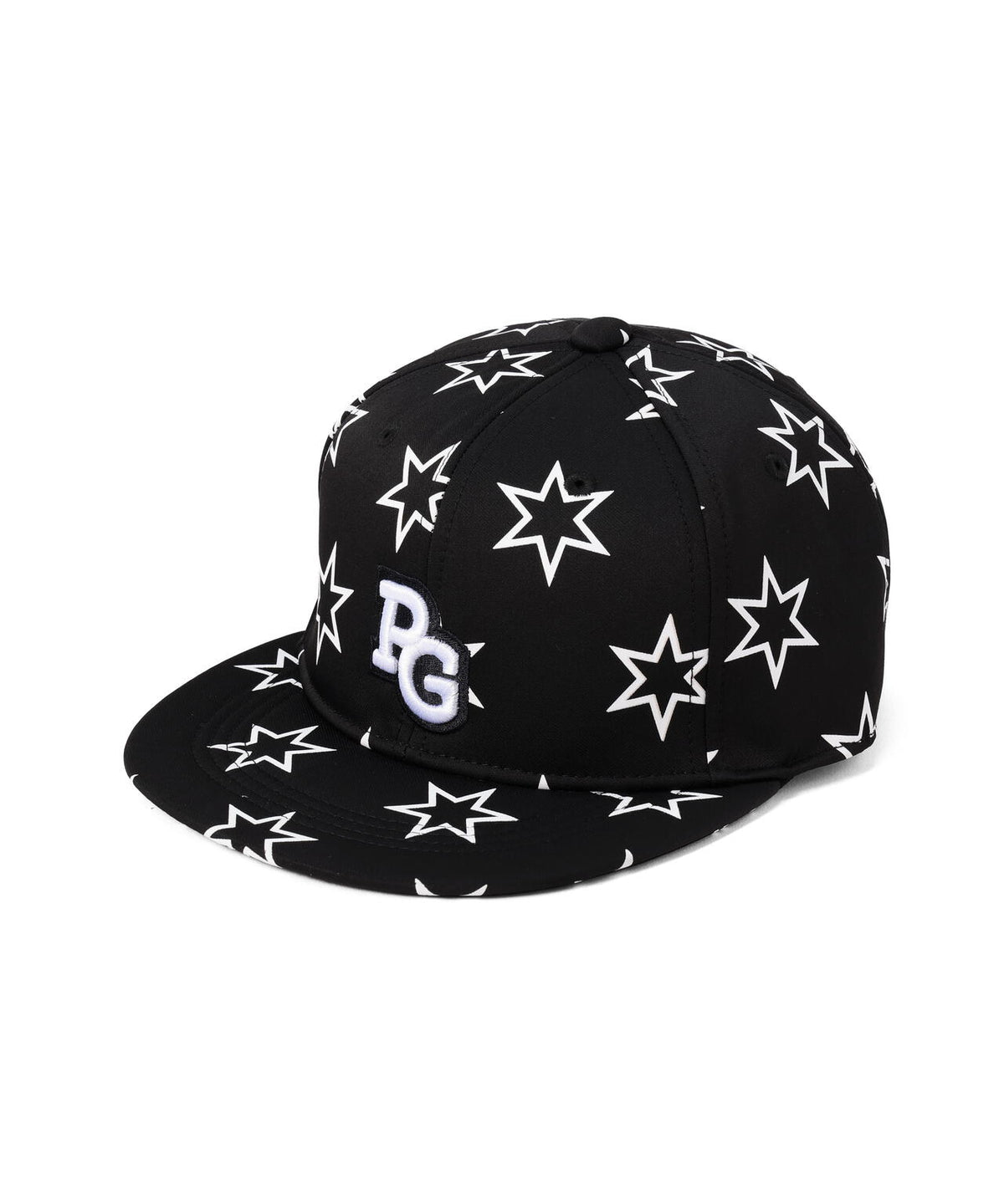 キラ星柄フラットブリムキャップ (UNISEX)
