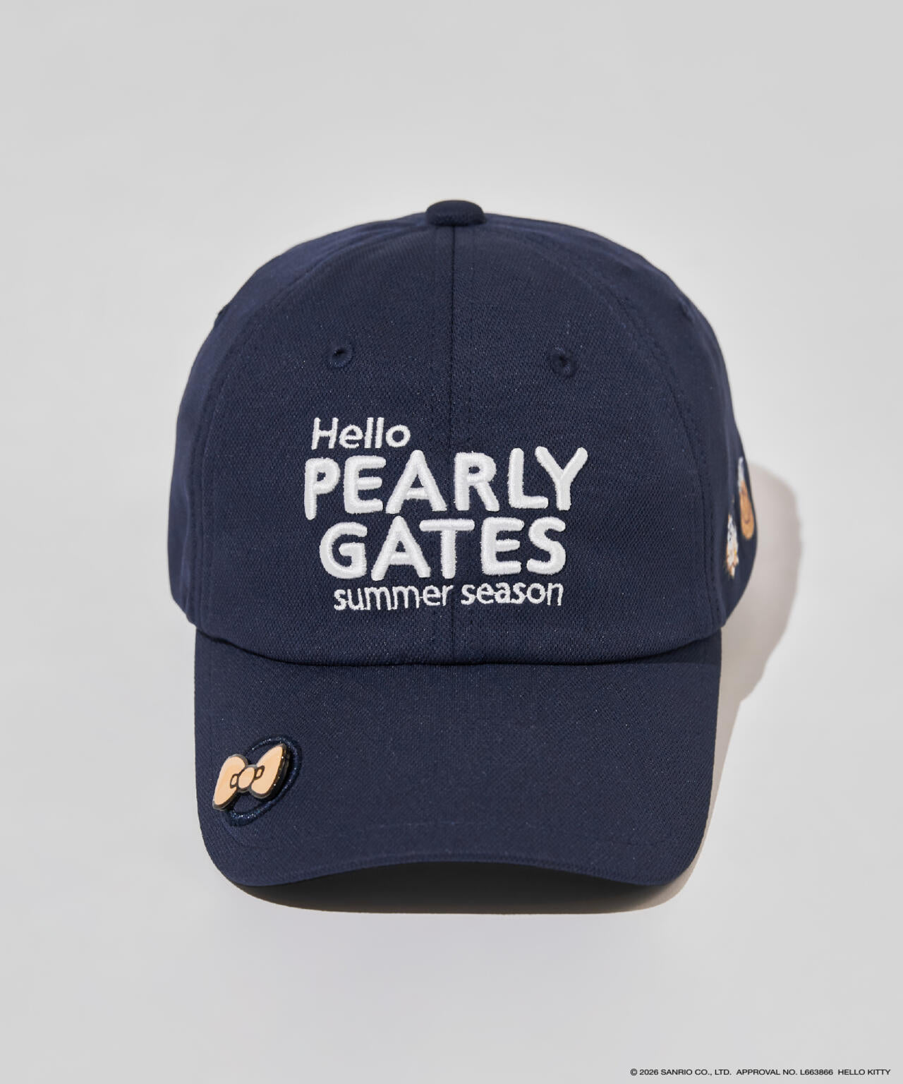 【HELLO KITTY × PEARLY GATES summer season】キャップ (UNISEX)