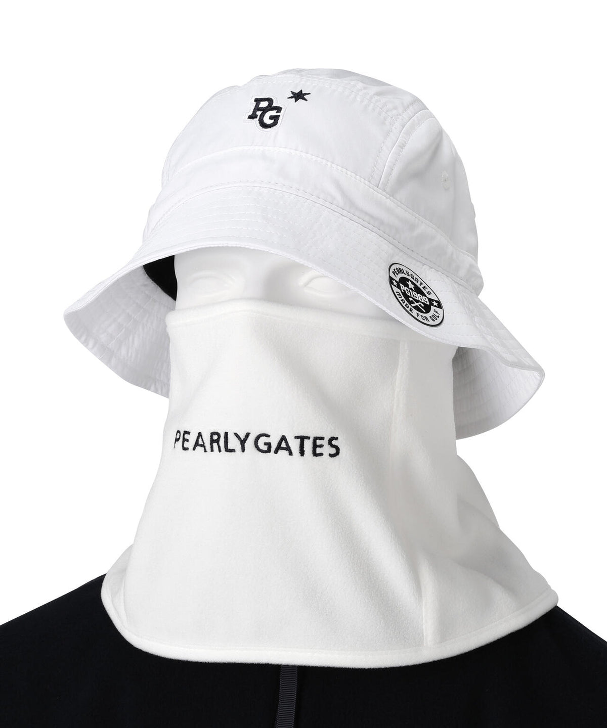 フェイスガード付き2WAYハット (UNISEX)