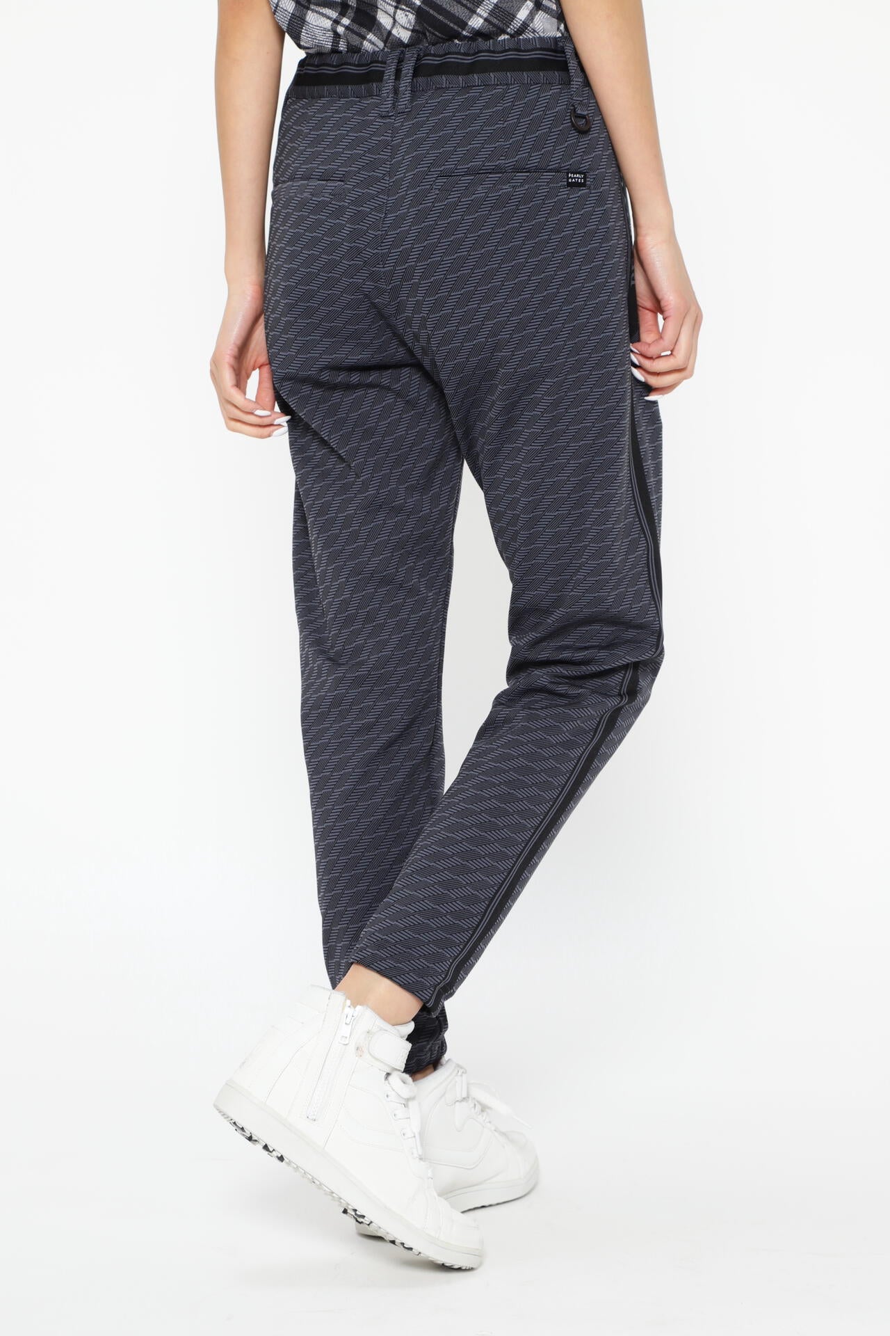 PGラインジャガード ジョガーパンツ <トラッド柄>