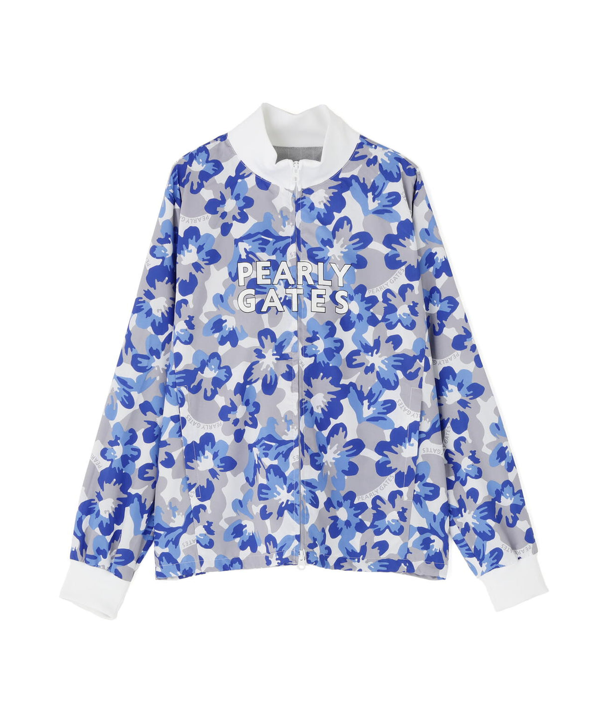 【PG is PG】Nyリップ_タフレックス×サーモトロン中綿ツインブルゾン <ラフ花ロゴ小柄>