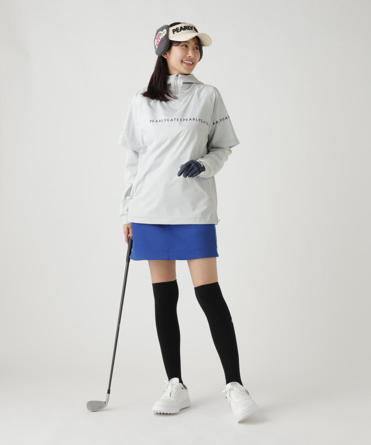C/Peストレッチカルゼ裏地付きスカート