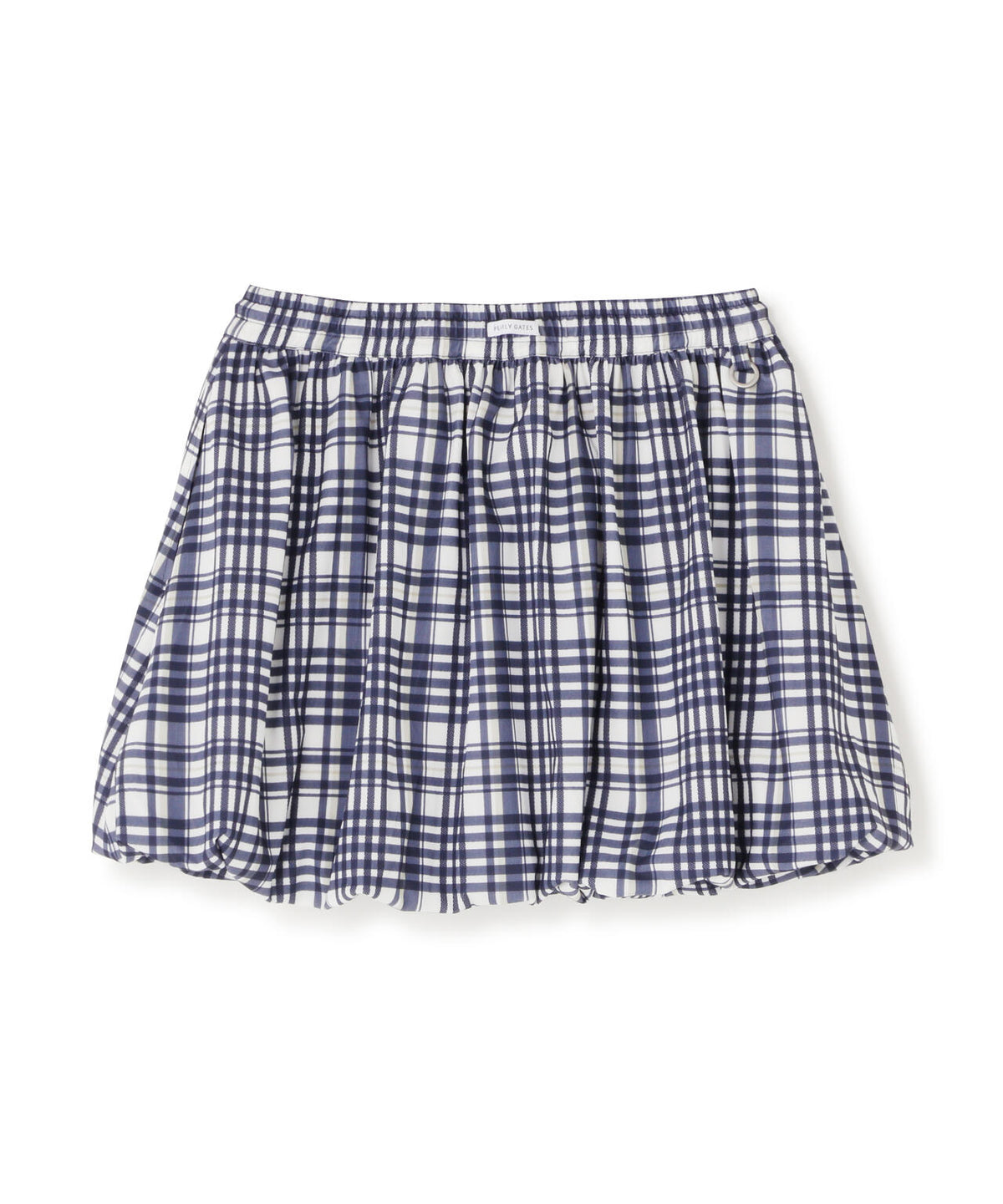Peストレッチトリコットメッシュスカート <チェック柄> (WOMENS)