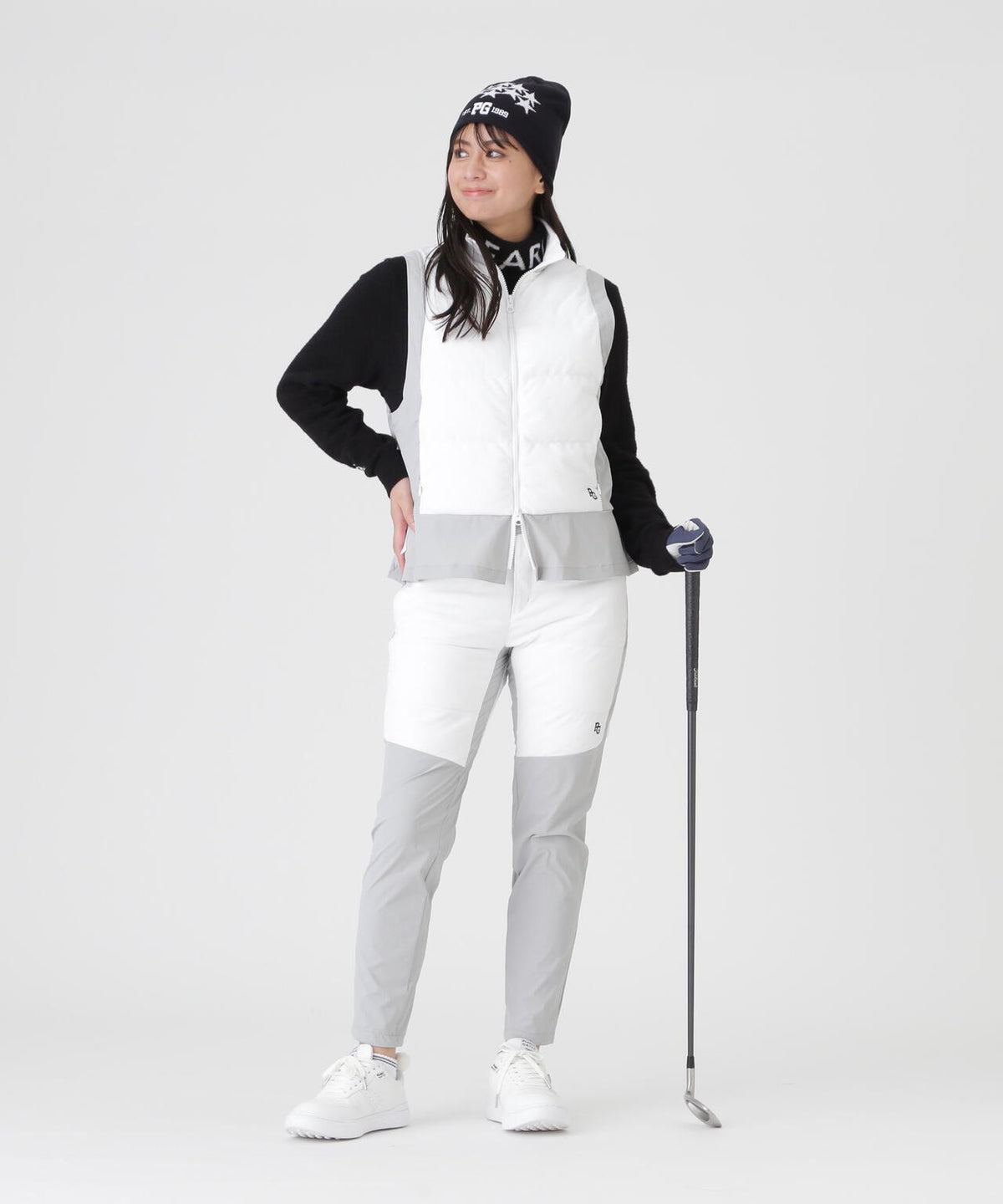 カルイシ×Nyタスランストレッチフルジップベスト (WOMENS)