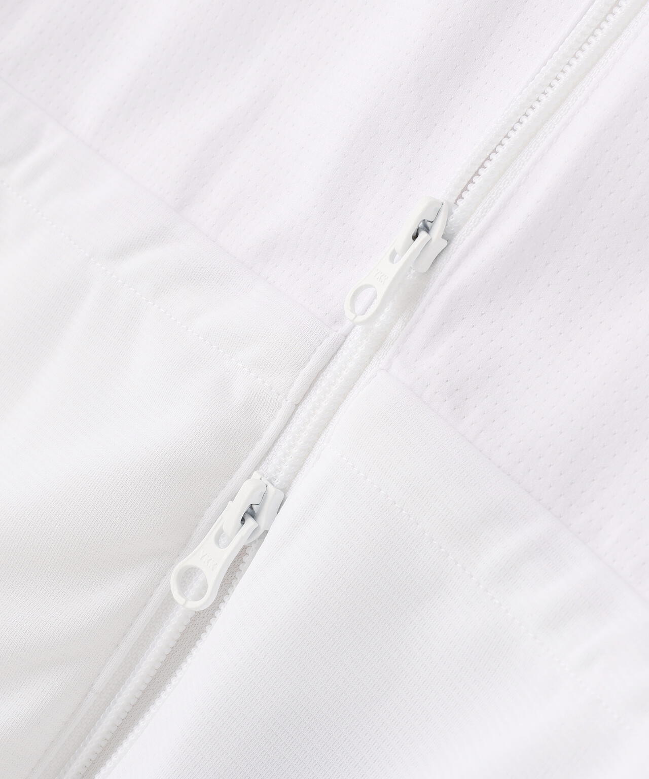 TEXBRID丸編みメッシュフルジップスタンドベスト (WOMENS)