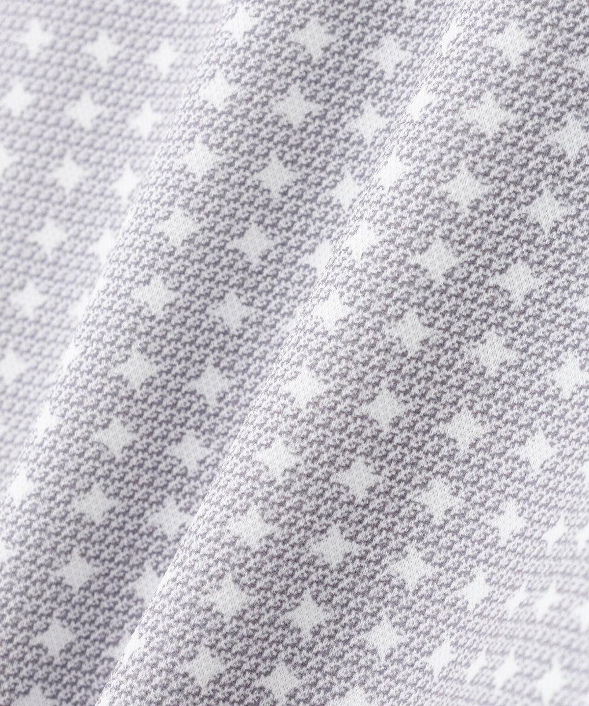 カノコダンボール長袖ハイネックカットソー <手裏剣千鳥柄> (WOMENS)