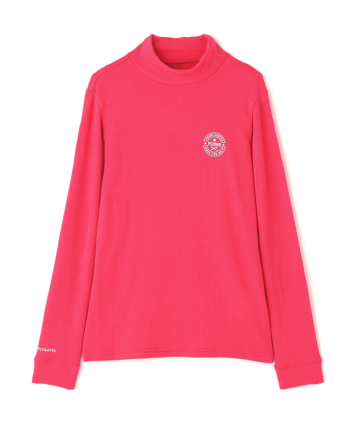 針抜ストレッチセルヒートピーチ長袖ハイネックカットソー (WOMENS)