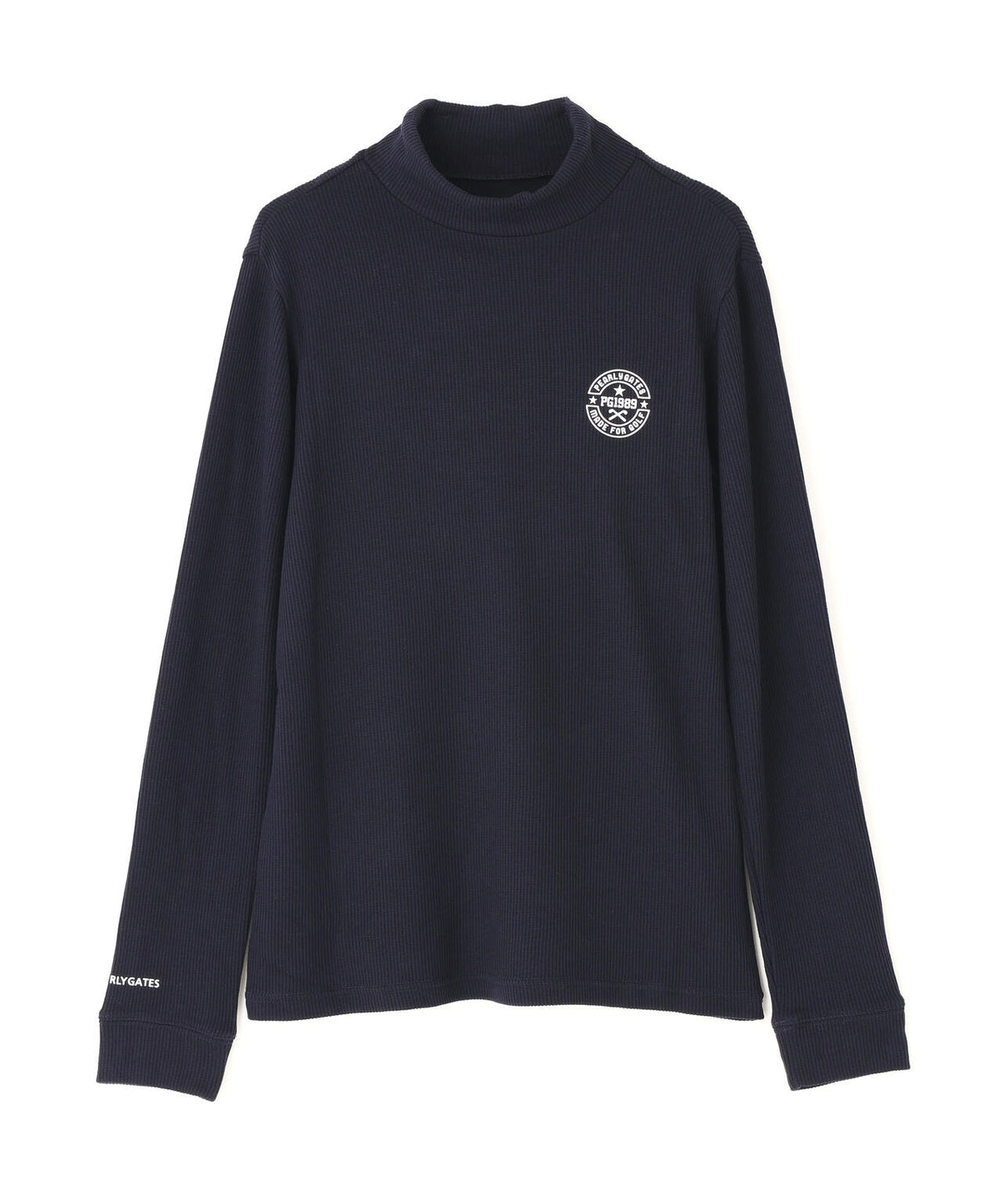 針抜ストレッチセルヒートピーチ長袖ハイネックカットソー (WOMENS)