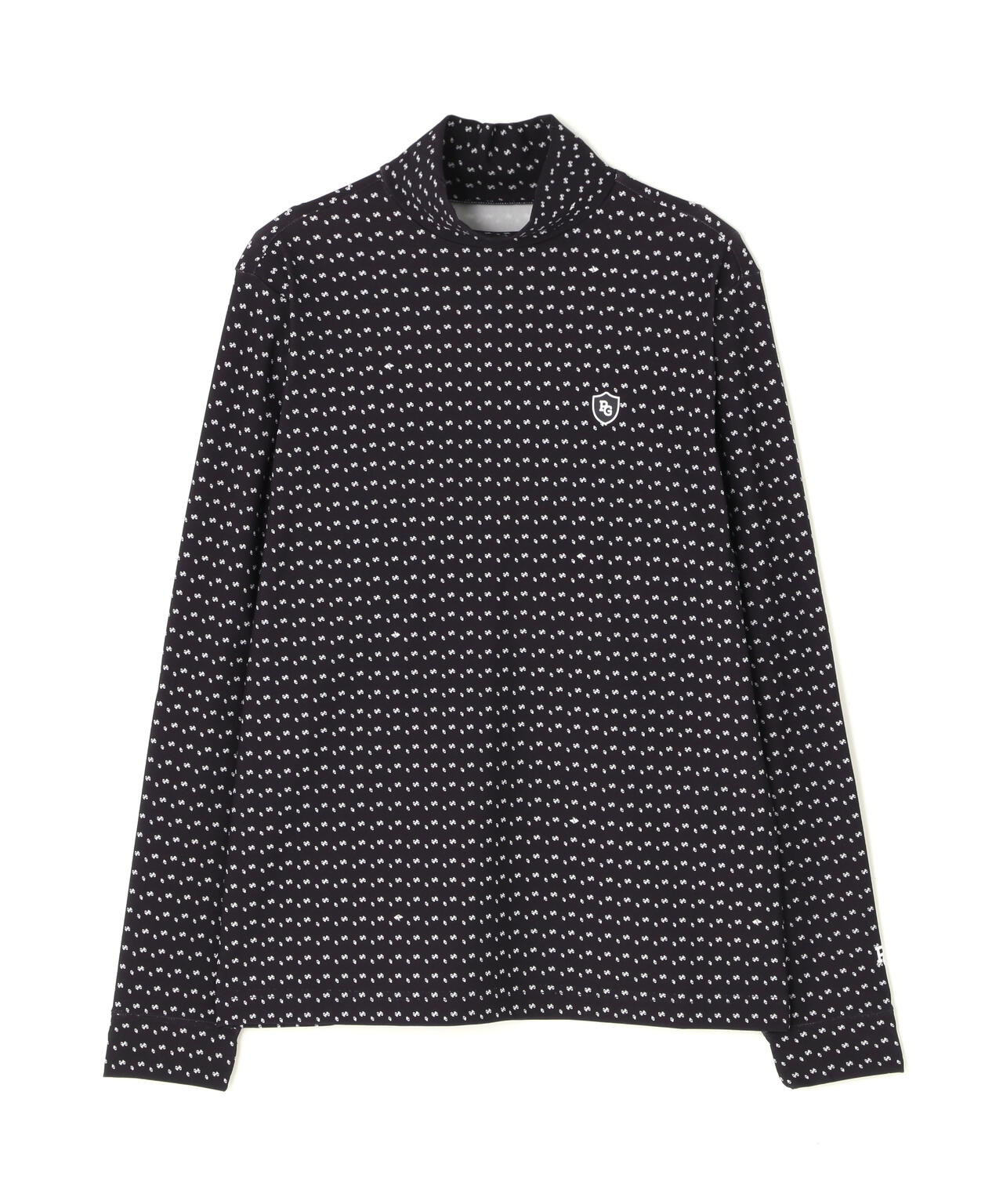 トゥルーボーテトリコットストレッチ長袖ハイネックカットソー <マイクロとびうさPG柄> (WOMENS)