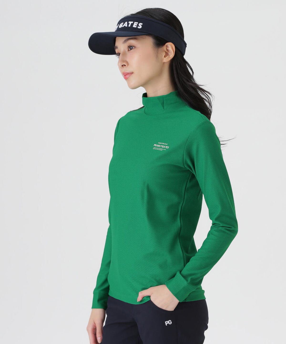 37.5×FTYメッシュ長袖ハイネックカットソー <PG BODY> (WOMENS)