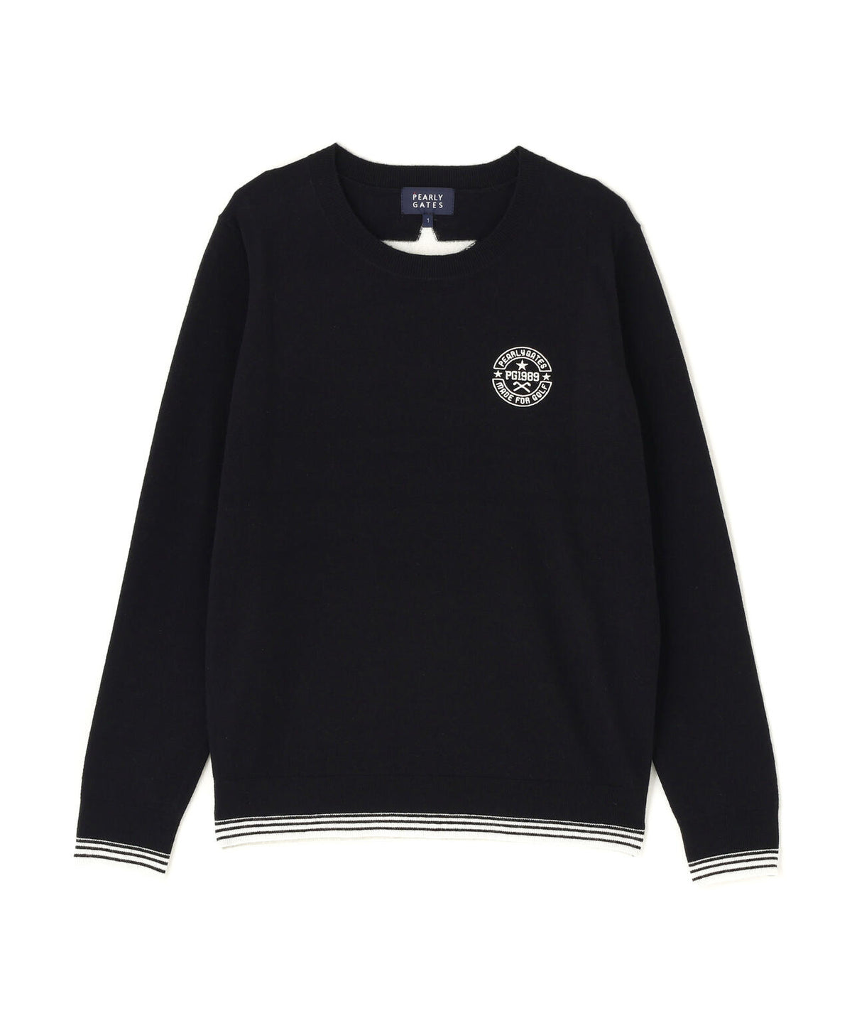 HGストレッチカシミヤクルーネックニットプルオーバー <星柄> (WOMENS)