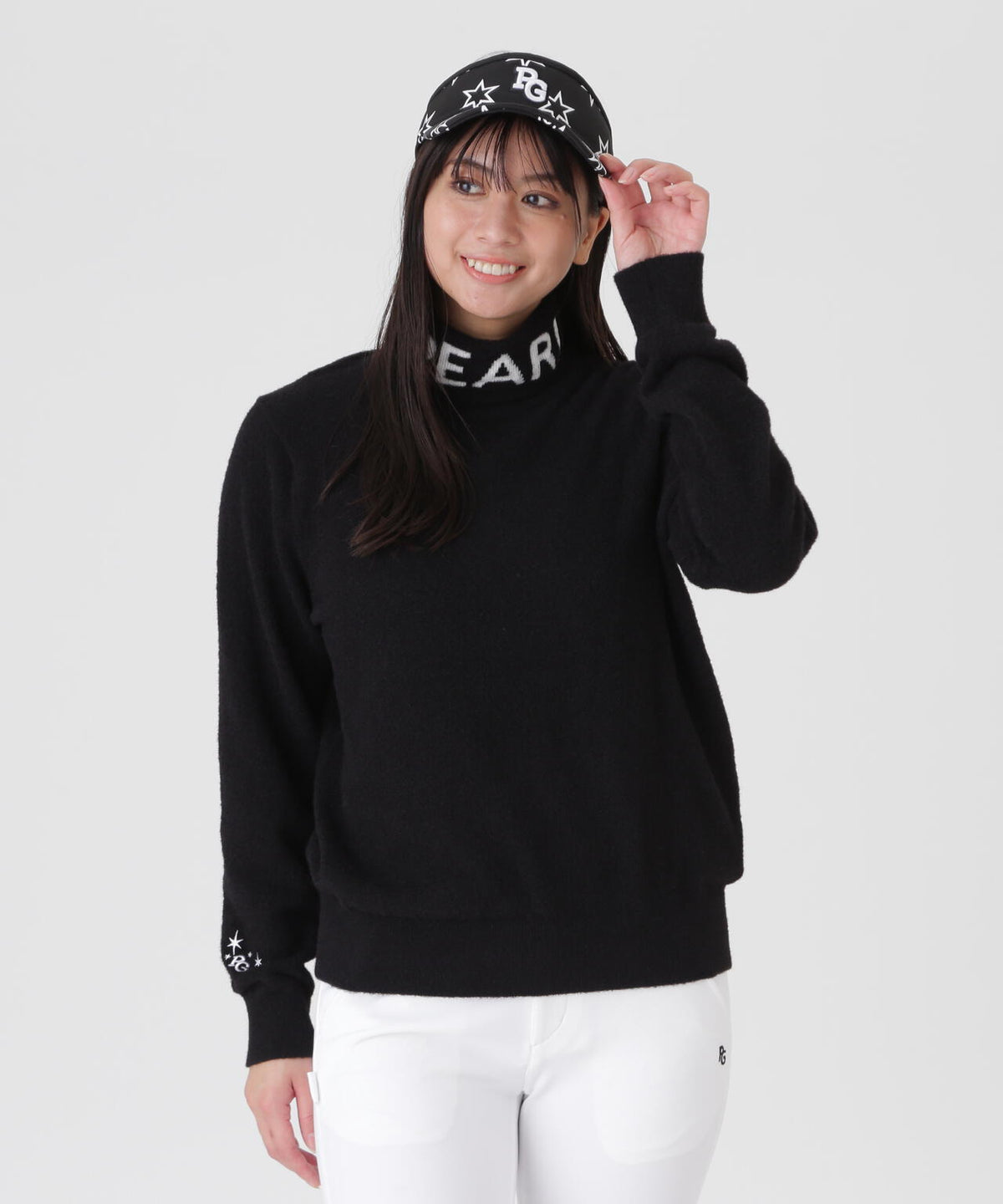 シャギータートルニットプルオーバー (WOMENS)