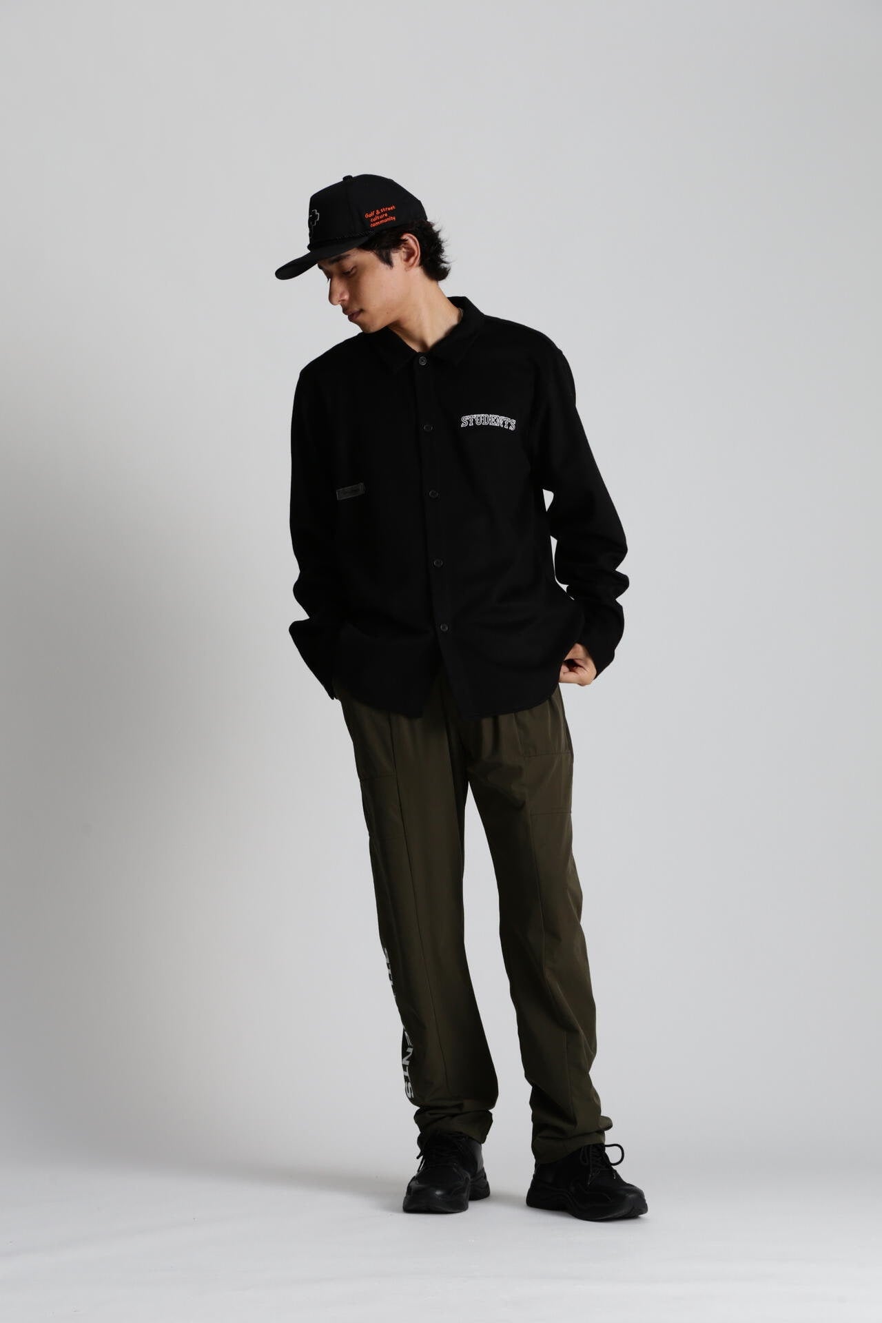 【Students Golf】ナイロン ロングパンツ