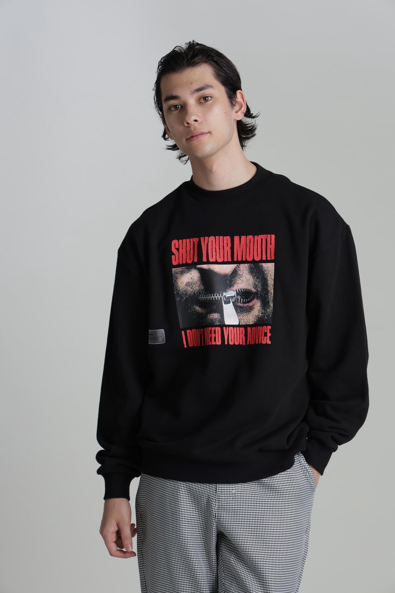【Students Golf】DontNeedYourAdvice クルーネック プルオーバー