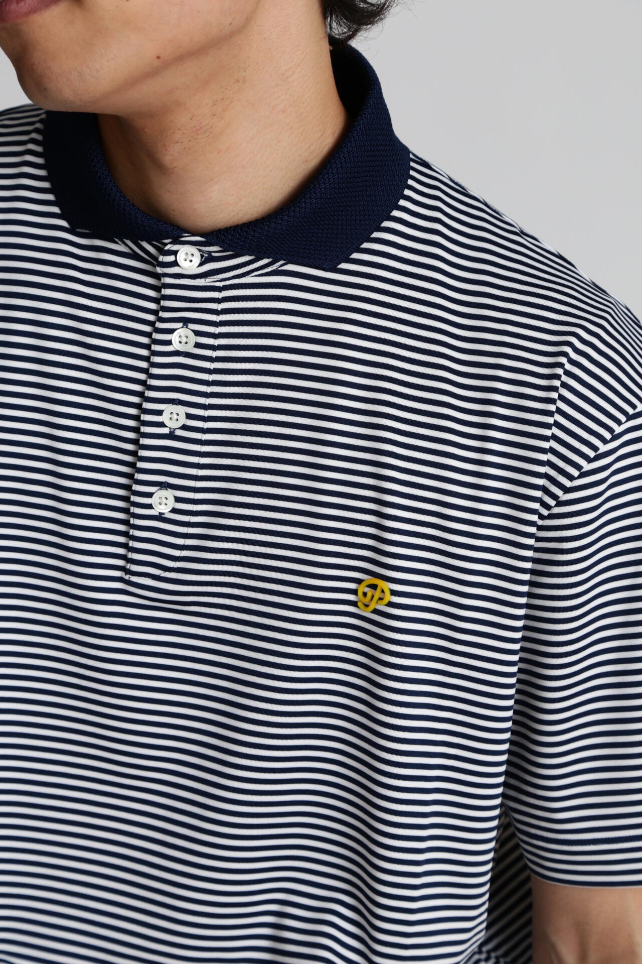 【Public Drip】アスリート ボーダー ポロシャツ