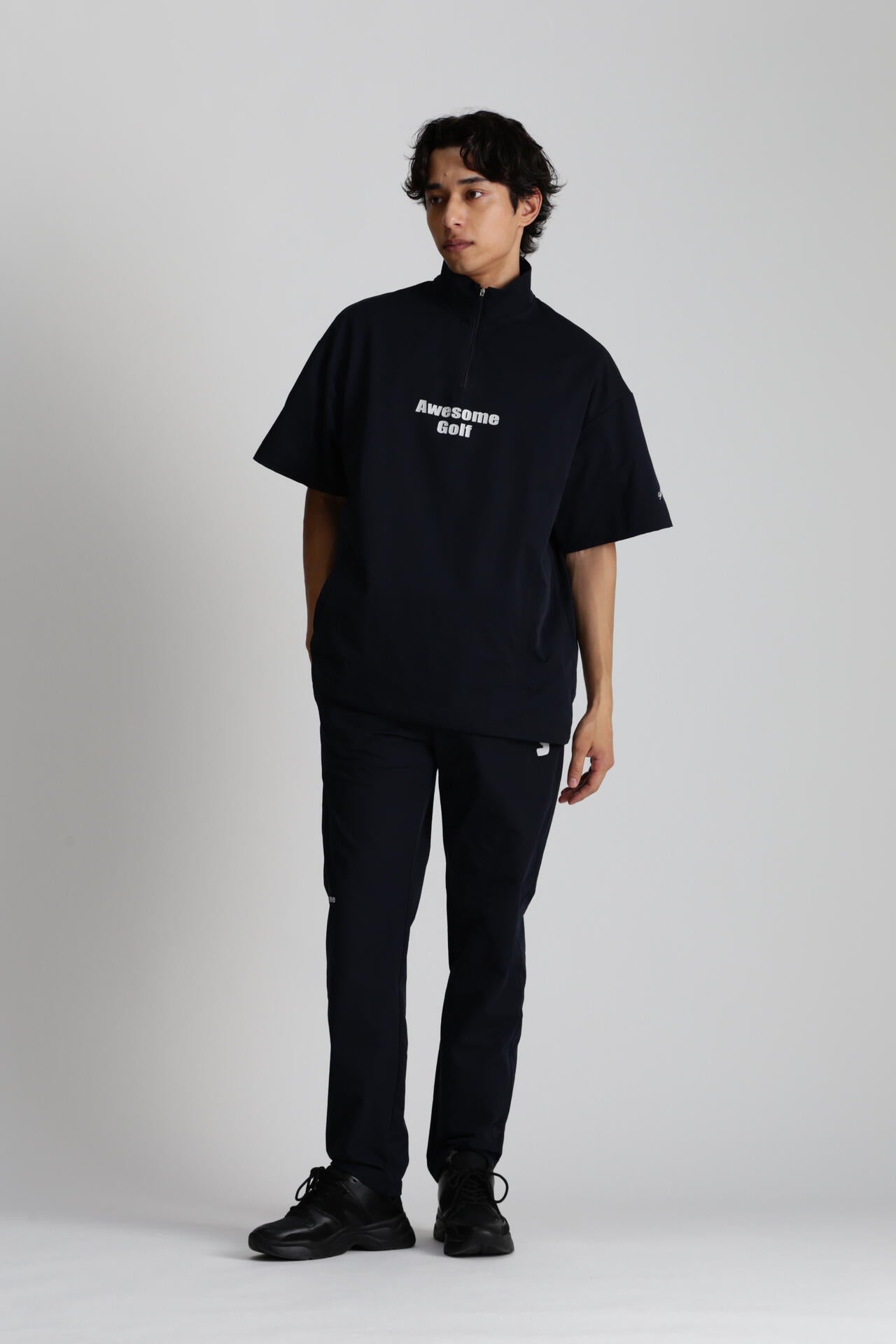 【S+(エスプラス)】ポリエステル ロングパンツ
