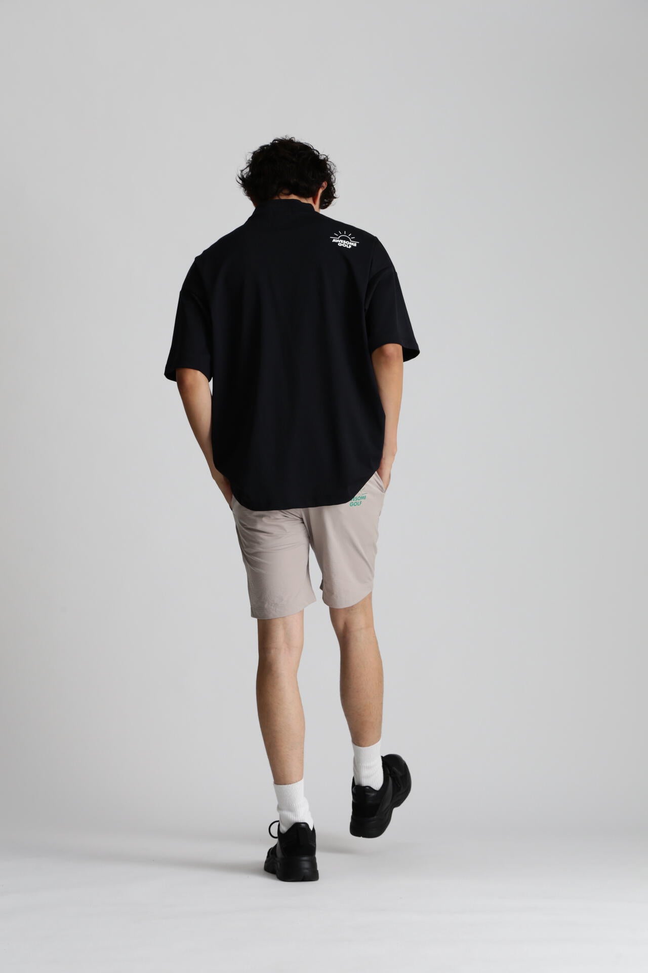 【S+(エスプラス)】モックネック シャツ