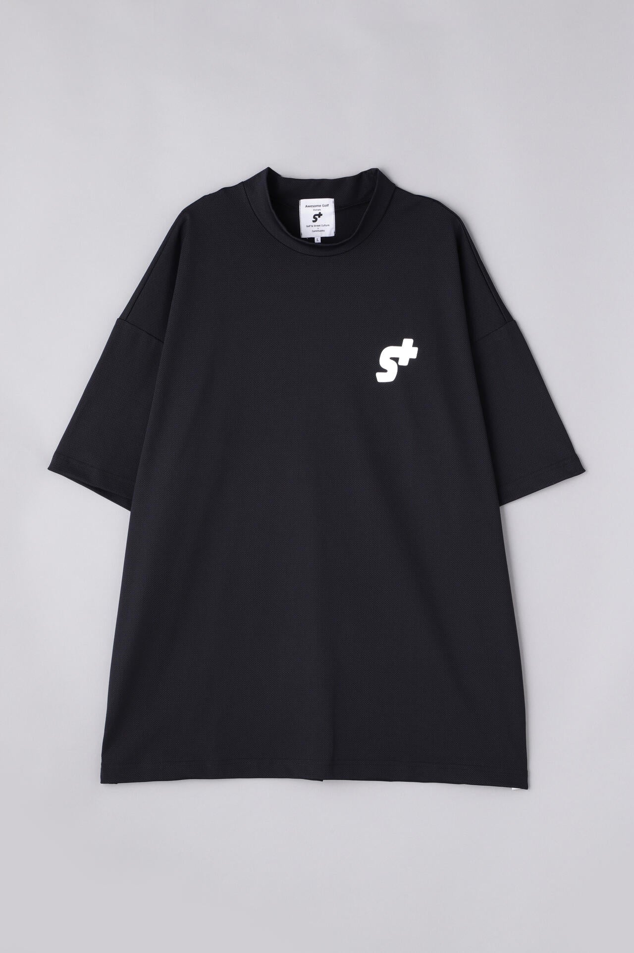 【S+(エスプラス)】モックネック シャツ
