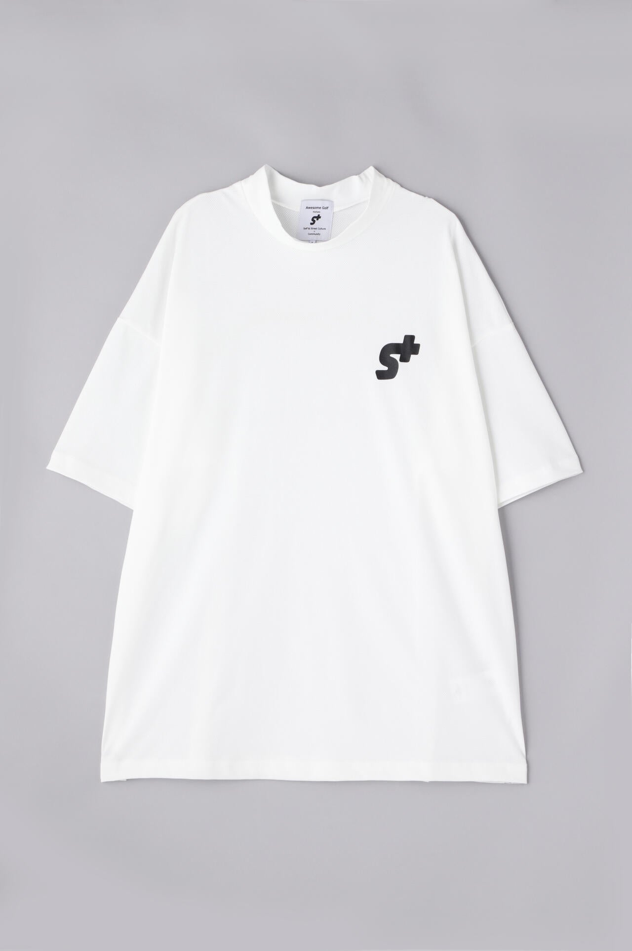 【S+(エスプラス)】モックネック シャツ