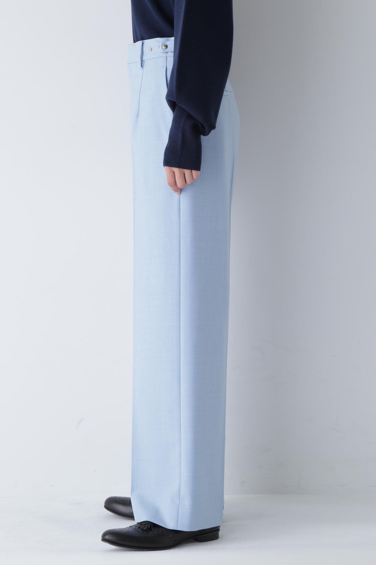 【WEB限定カラー・サイズ】センタープレスセミワイドパンツ