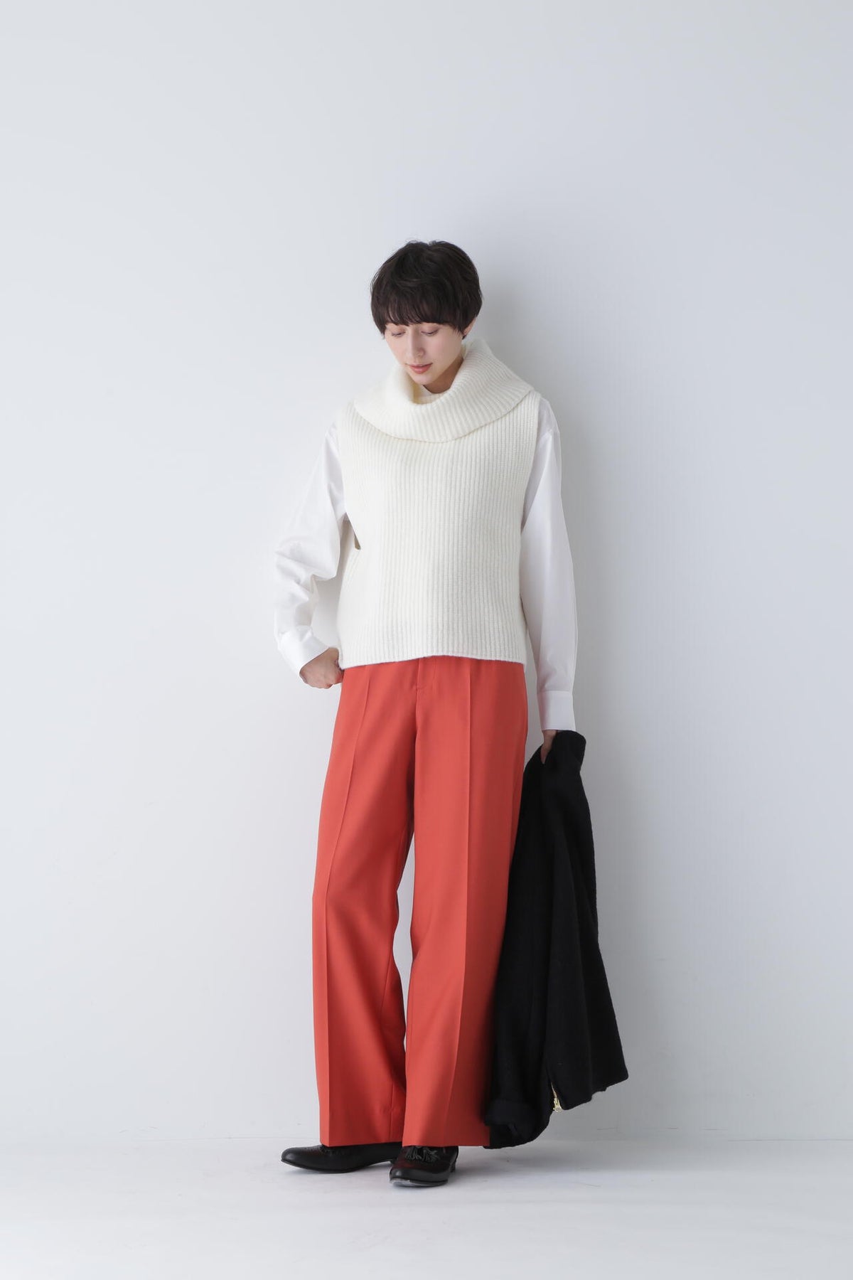 【WEB限定カラー・サイズ】センタープレスセミワイドパンツ