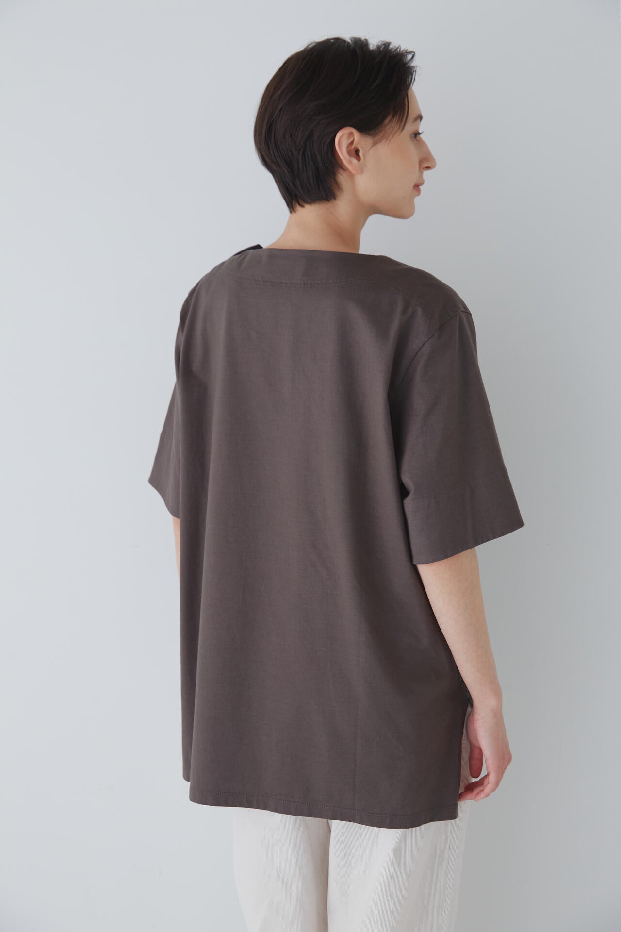 ハイゲージコットン天竺Tシャツ