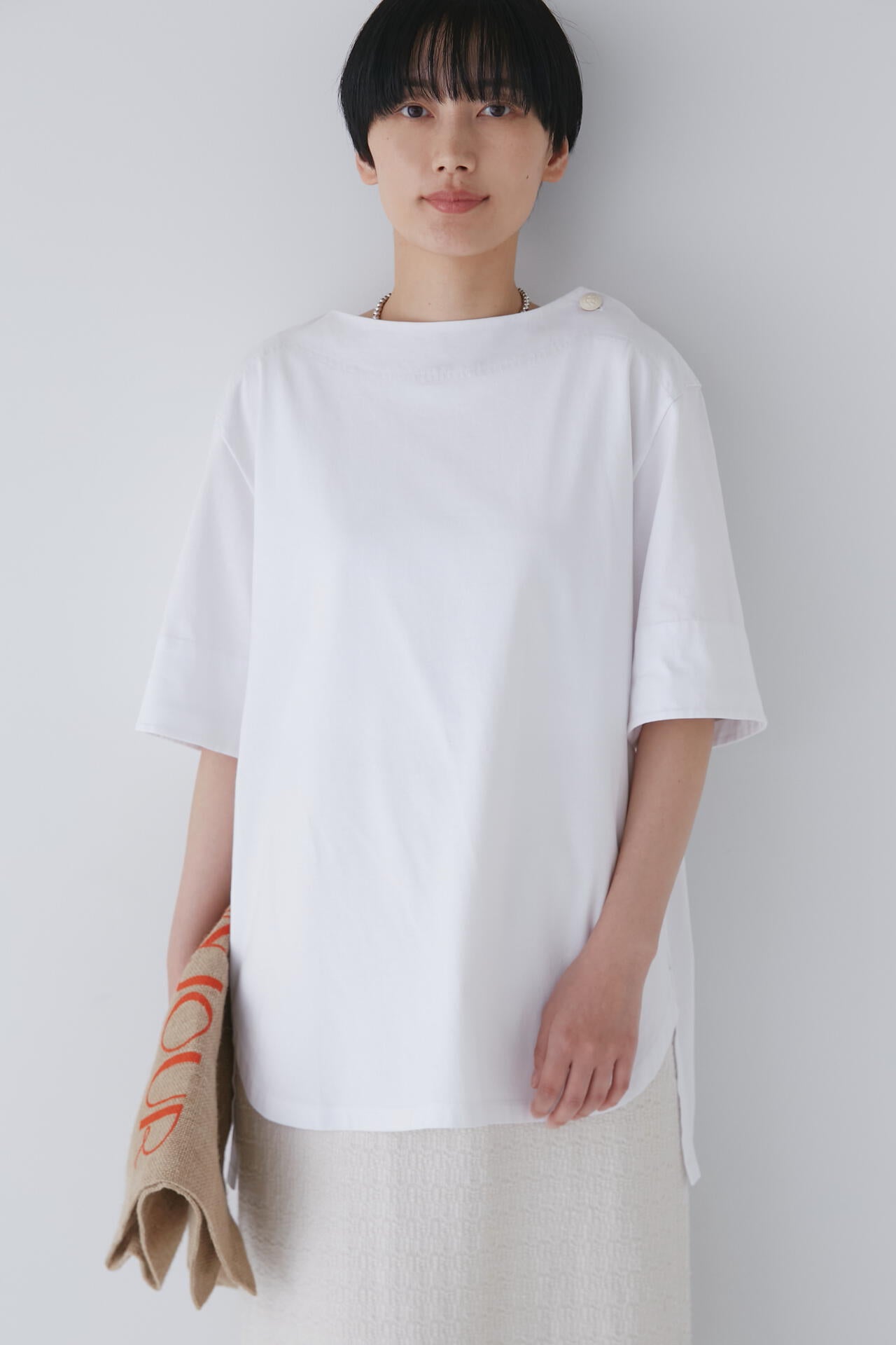 ハイゲージコットン天竺Tシャツ