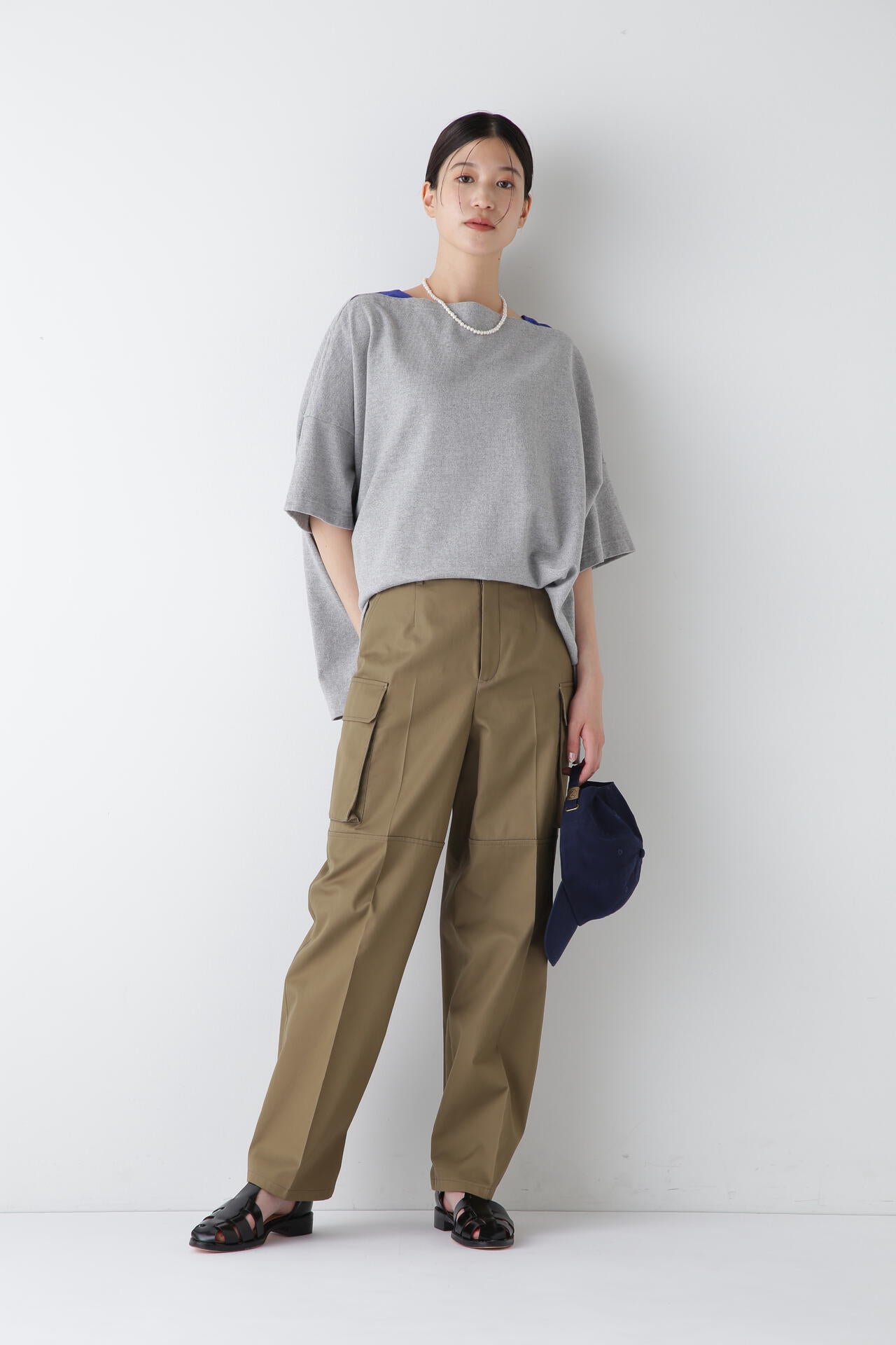 60/2コットンギャバパンツ