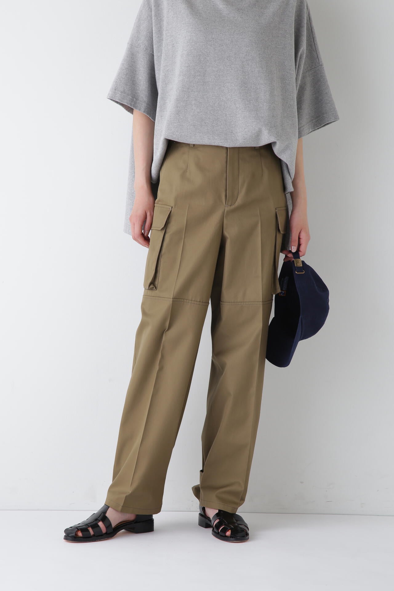 60/2コットンギャバパンツ