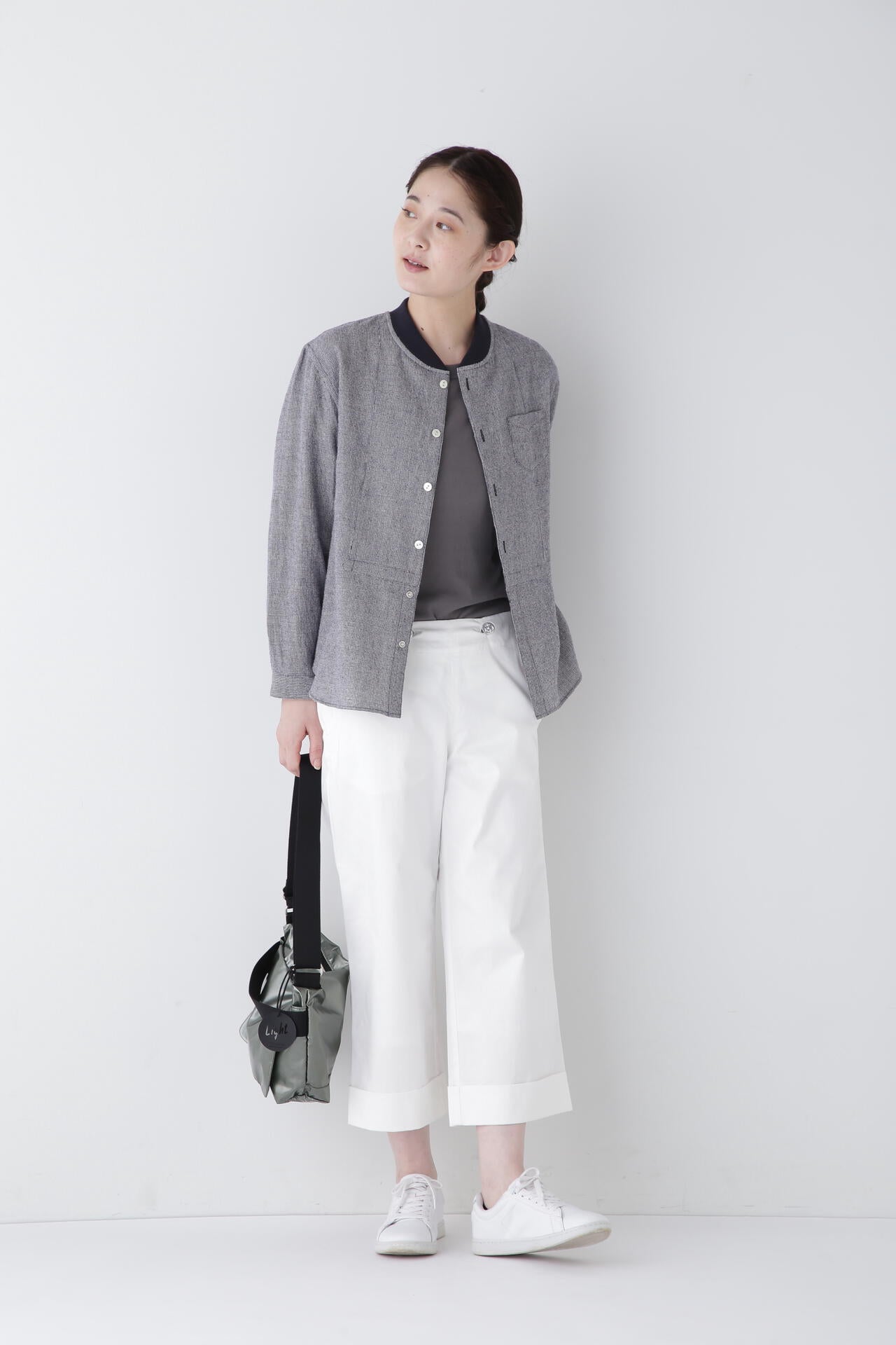 【WEB限定】NATIC サテンストレッチパンツ